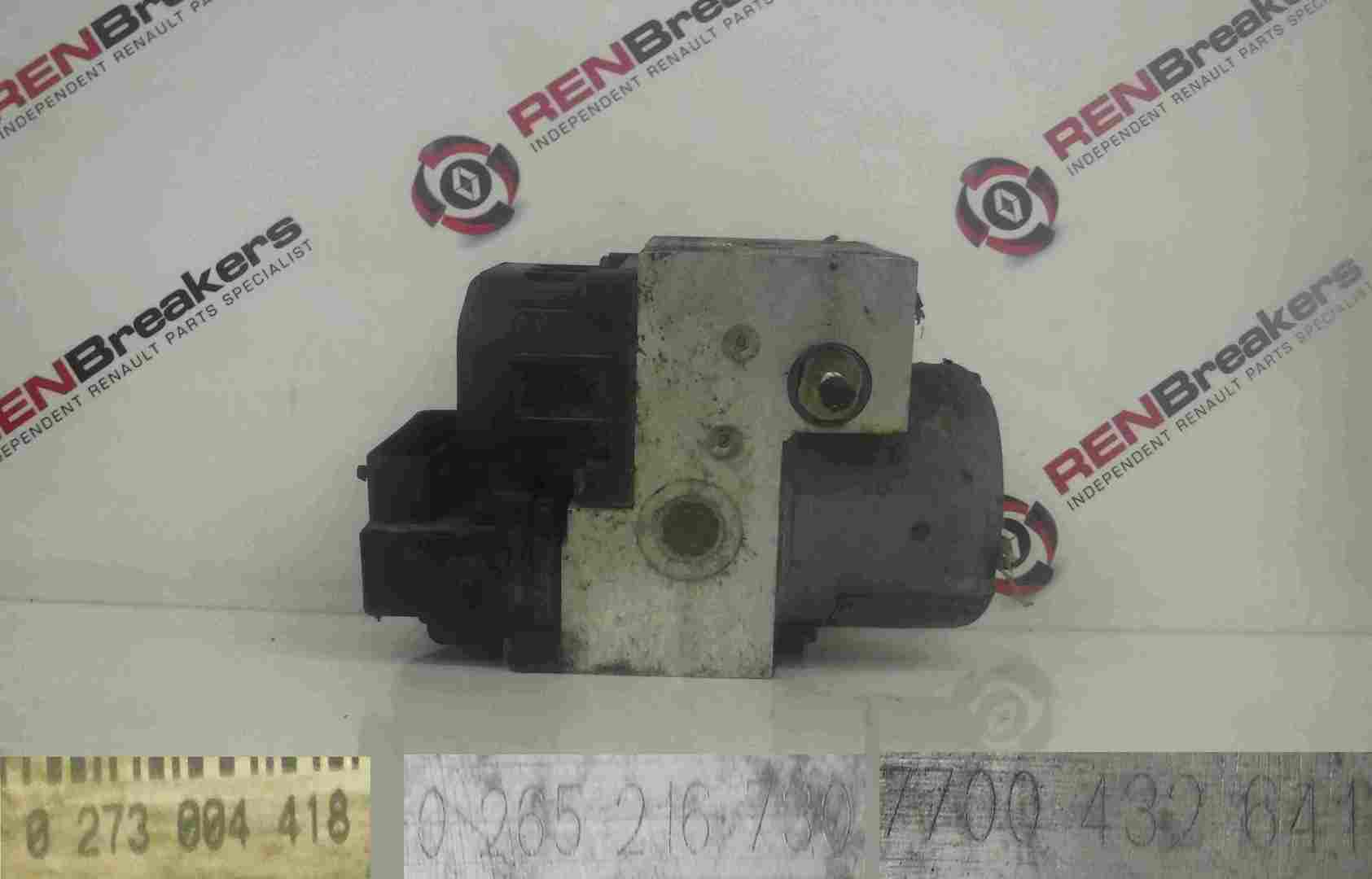 Renault Clio MK2 2001-2006 ABS Pump Unit 0273004418 0265216730 7700432641