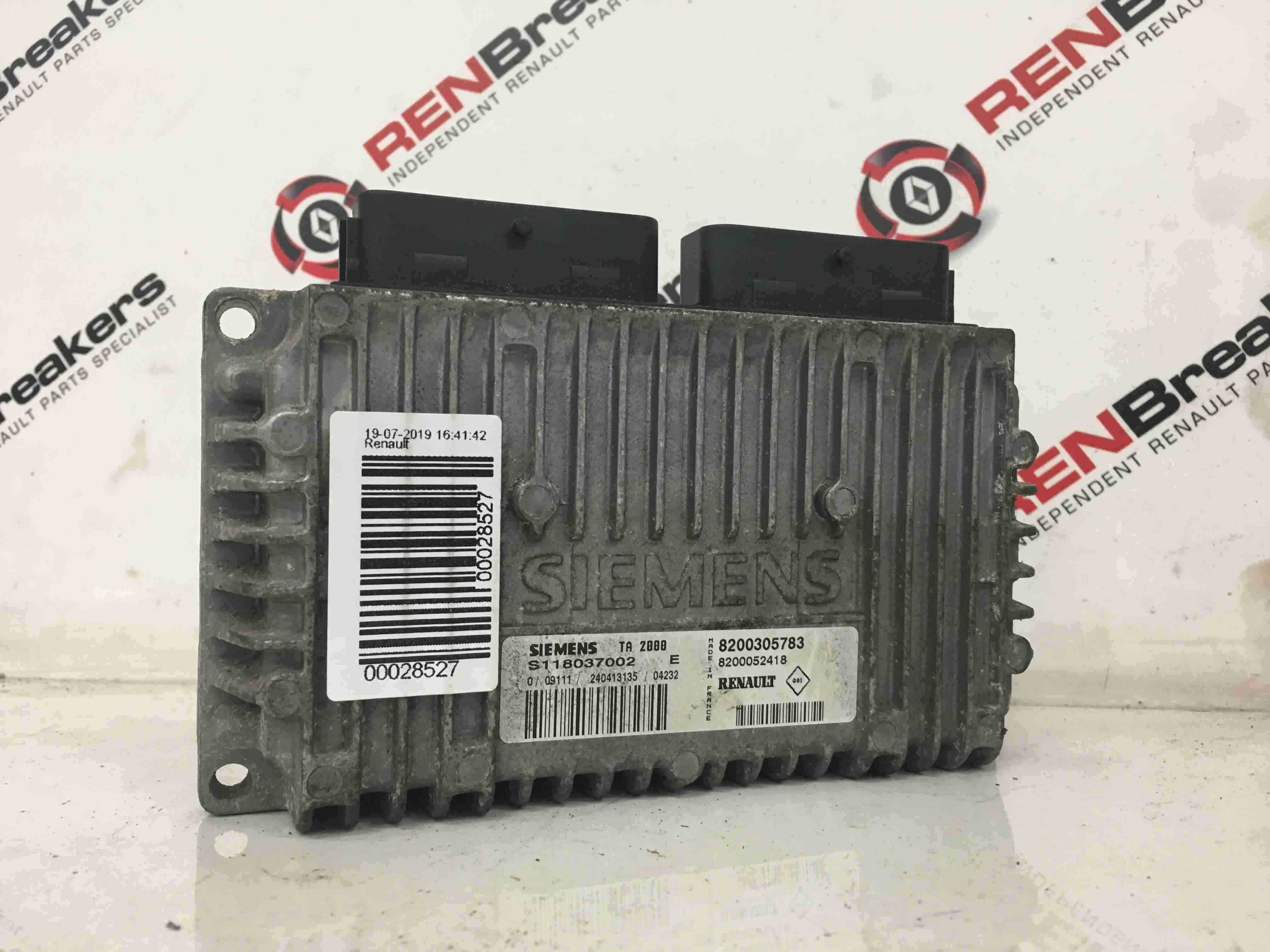 Renault Clio MK2 2001-2006 Automatic Gearbox ECU Computer 8200305783 8200052418