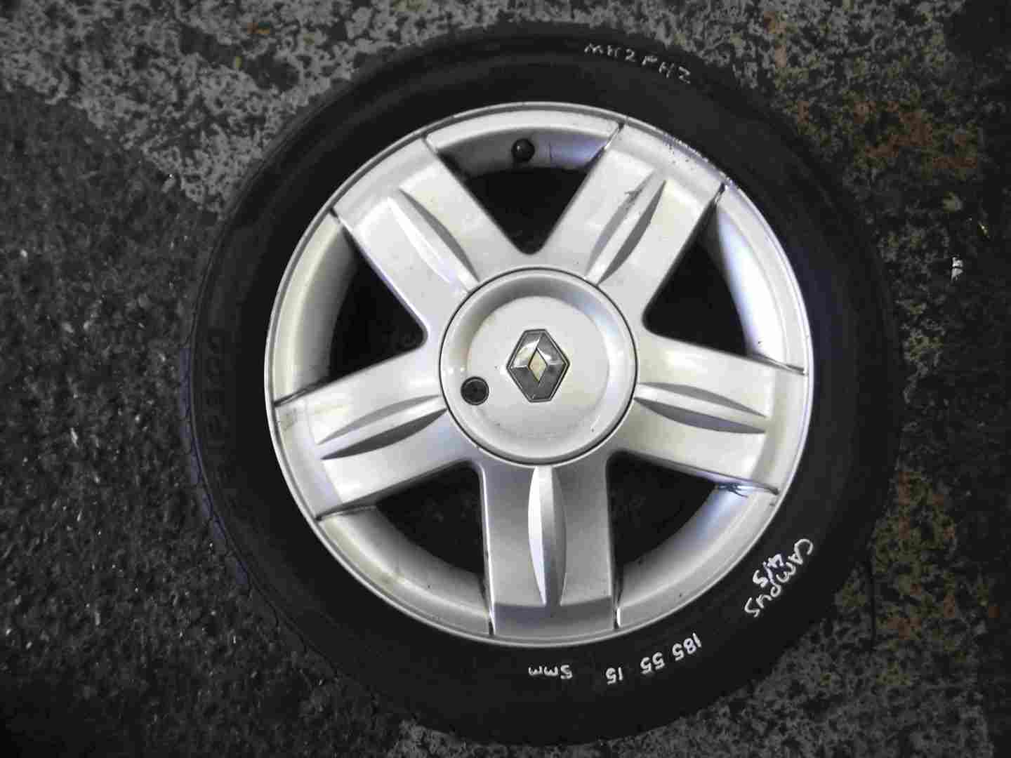 Renault Clio MK2 2001-2006 Campus Alium Alloy Wheel  Tyre 185 55 15 5mm 4/5