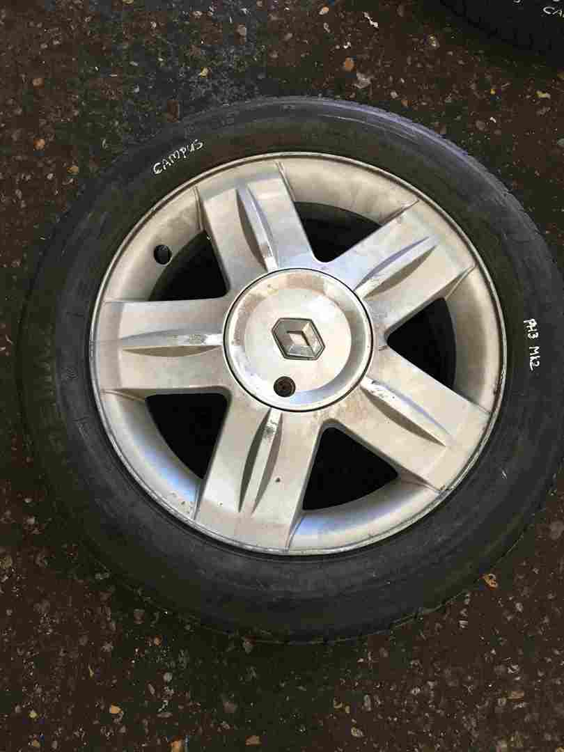 Renault Clio MK2 2001-2006 Campus Alium Alloy Wheel + Tyre 185 55 15 6mm Tread