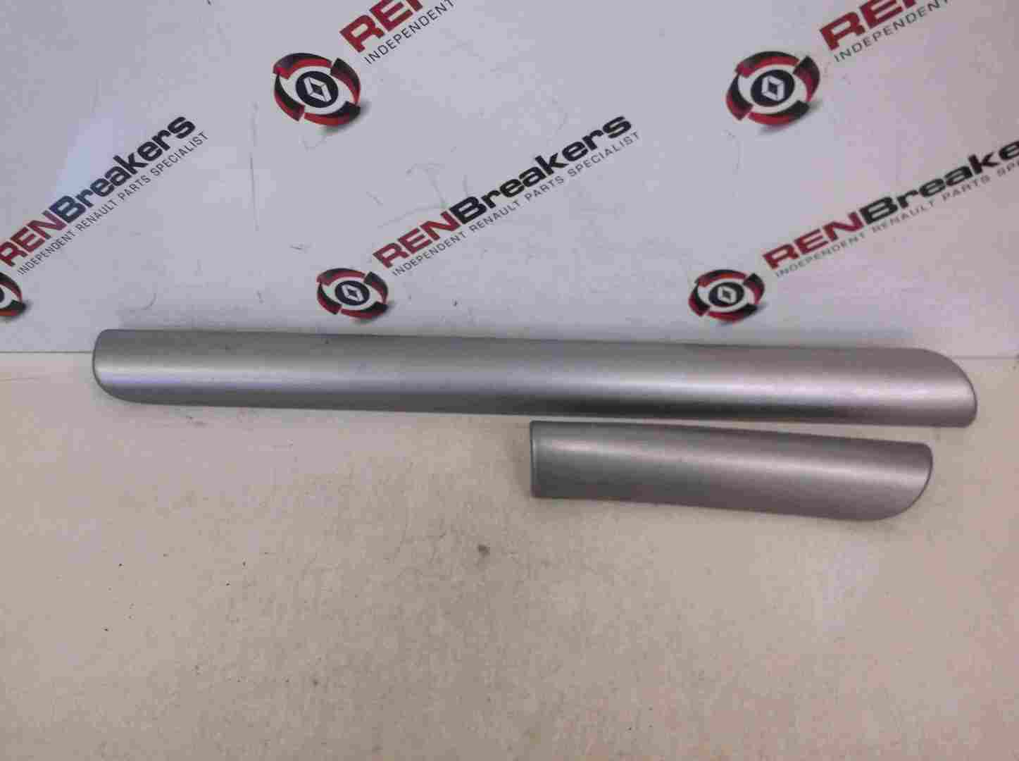 Renault Clio MK2 2001-2006 Dashboard Insert Trims Silver 8200254534 8200254538