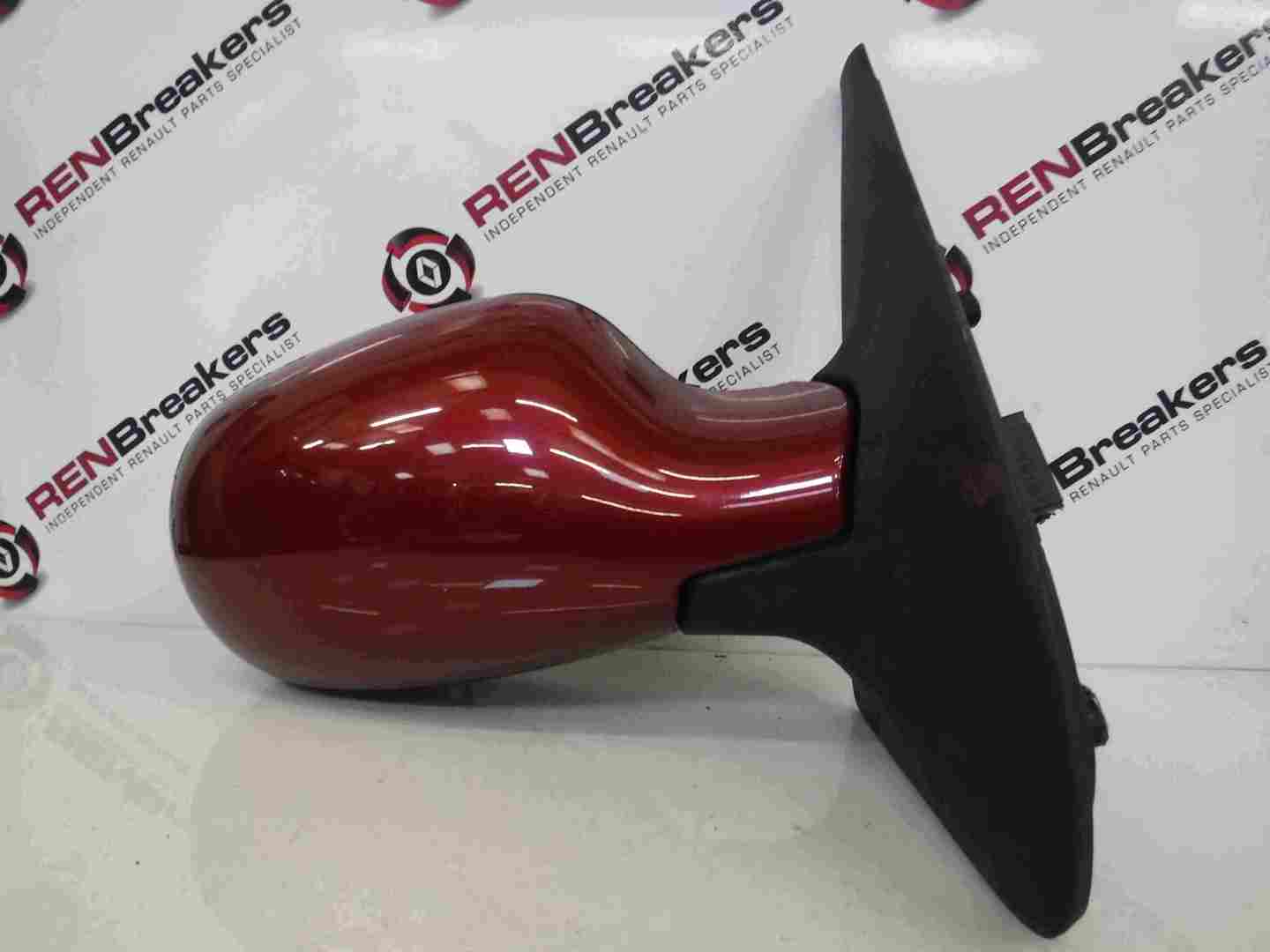 Renault Clio MK2 2001-2006 Drivers OS Wing Mirror Door Mirror Red 713