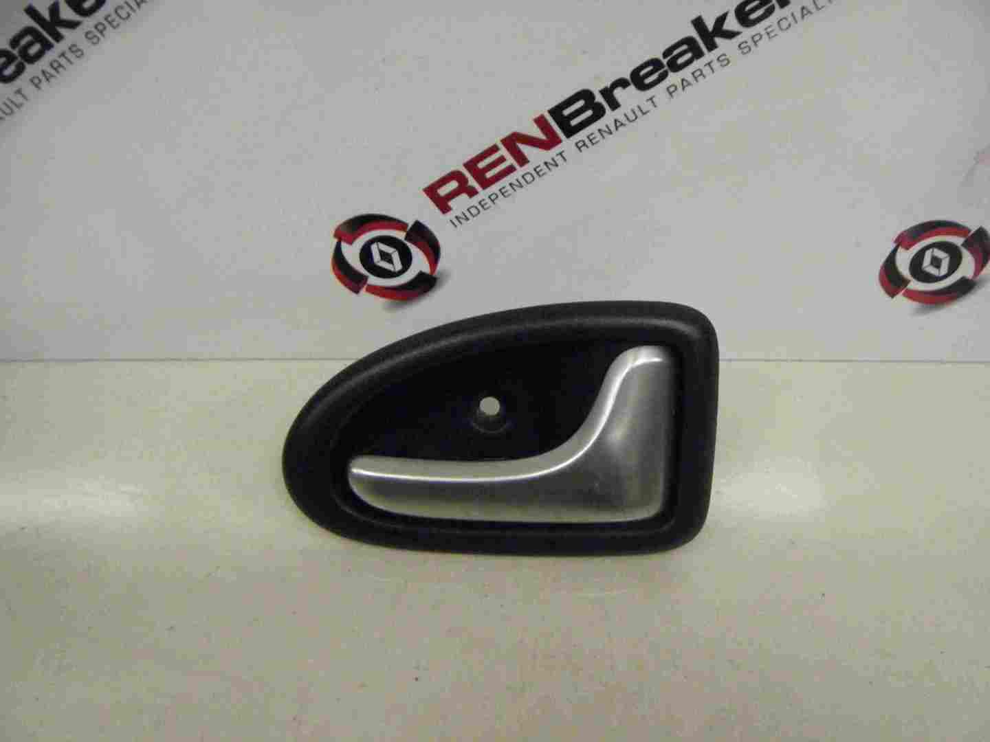 Renault Clio MK2 2001-2006 Drivers OSF Front Door Handle Chrome Silver