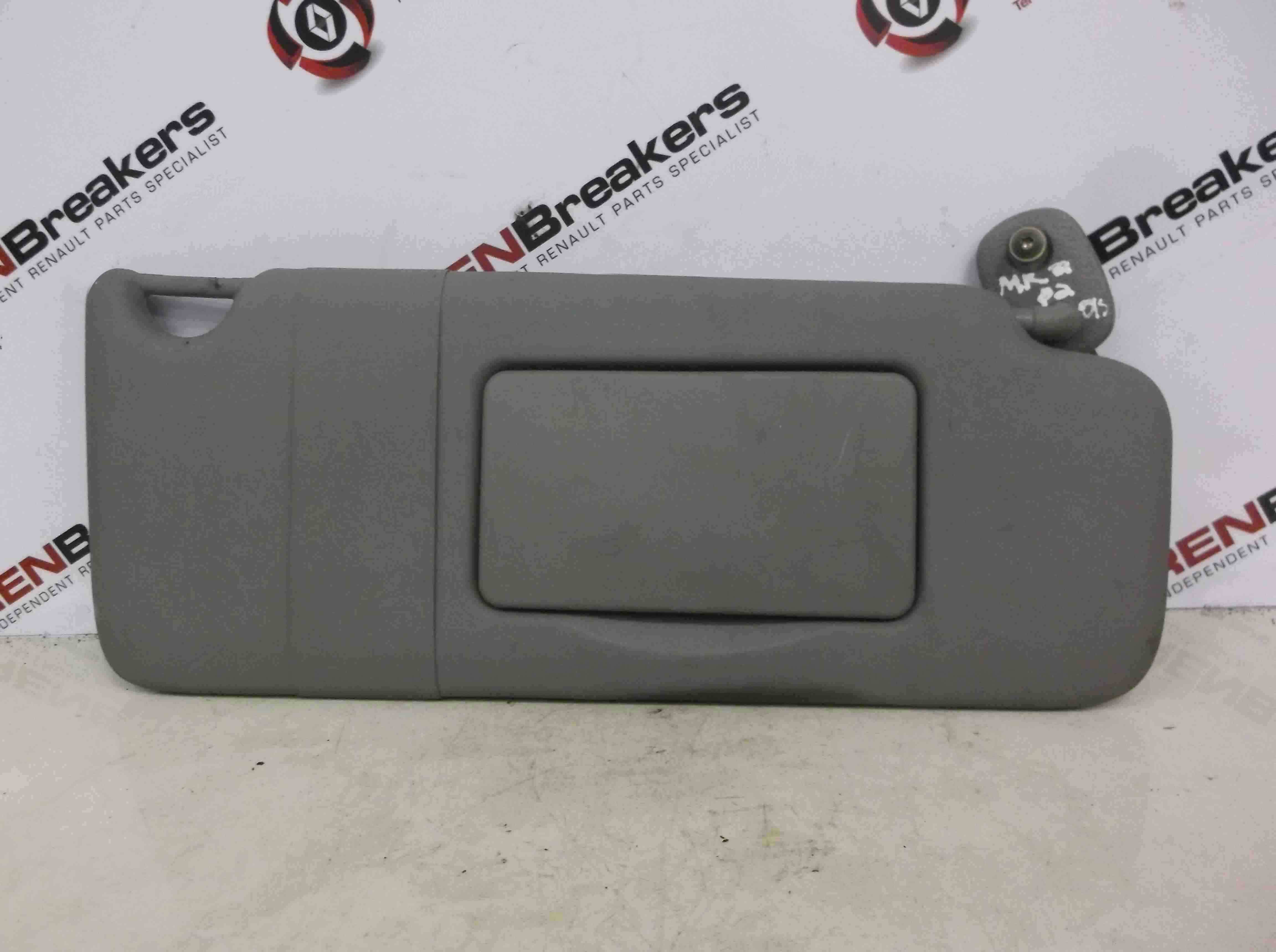 Renault Clio MK2 2001-2006 Drivers OSF Front Sun Visor Shade