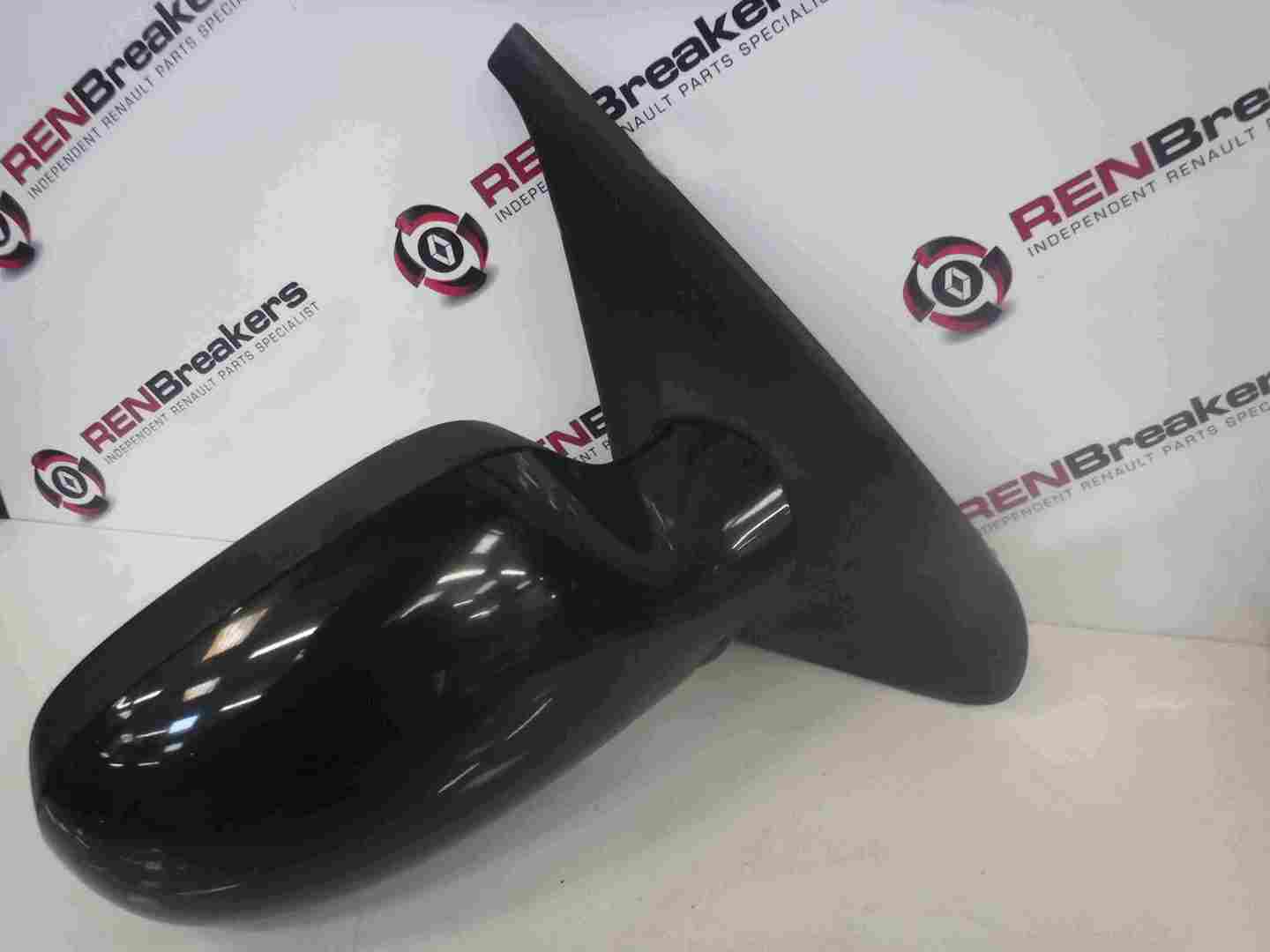 Renault Clio MK2 2001-2006 Drivers OSF Front Wing Mirror Black 676