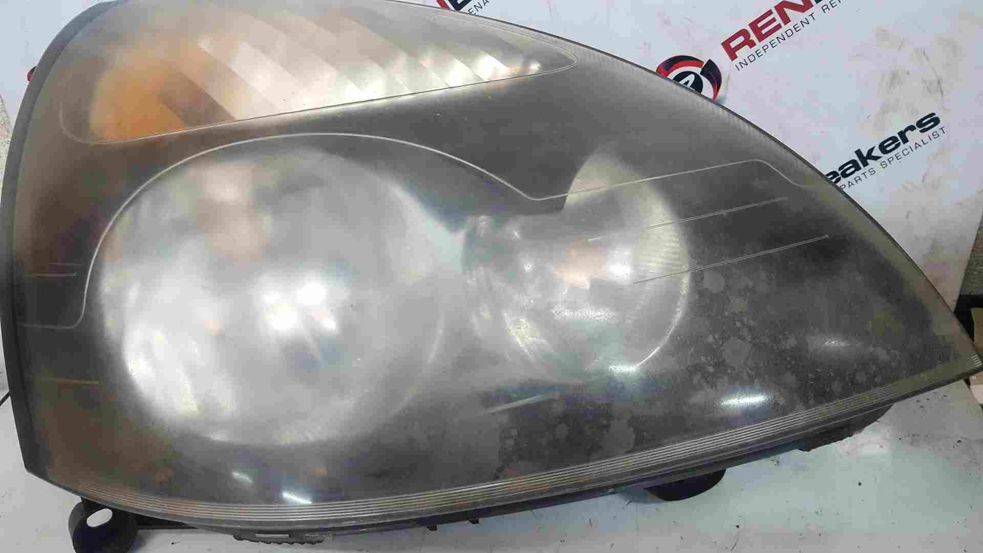 Thumb 4 Renault Clio MK2 2001-2006 Drivers OSF OS Headlight Lens Cloudy Black Backing