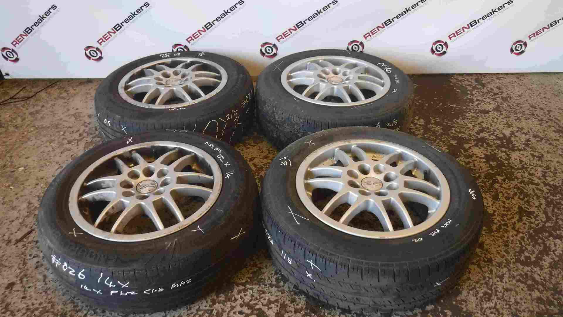 Renault Clio MK2 1998-2006 F1 172 Sport OZ Alloy Wheels Set X4 14inch