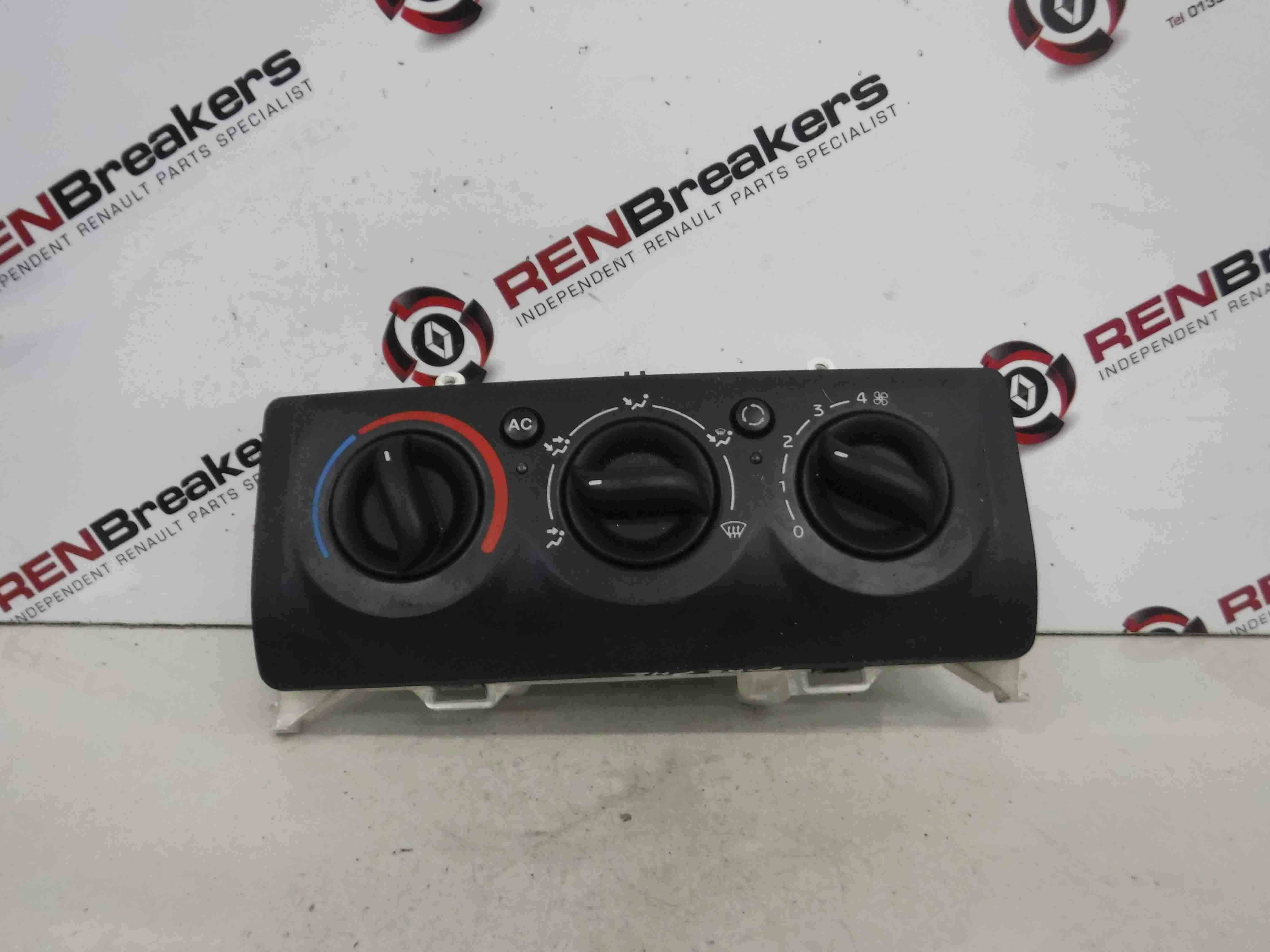 Renault Clio MK2 2001-2006 Heater Blower Controls Switch Air Con 8200147160