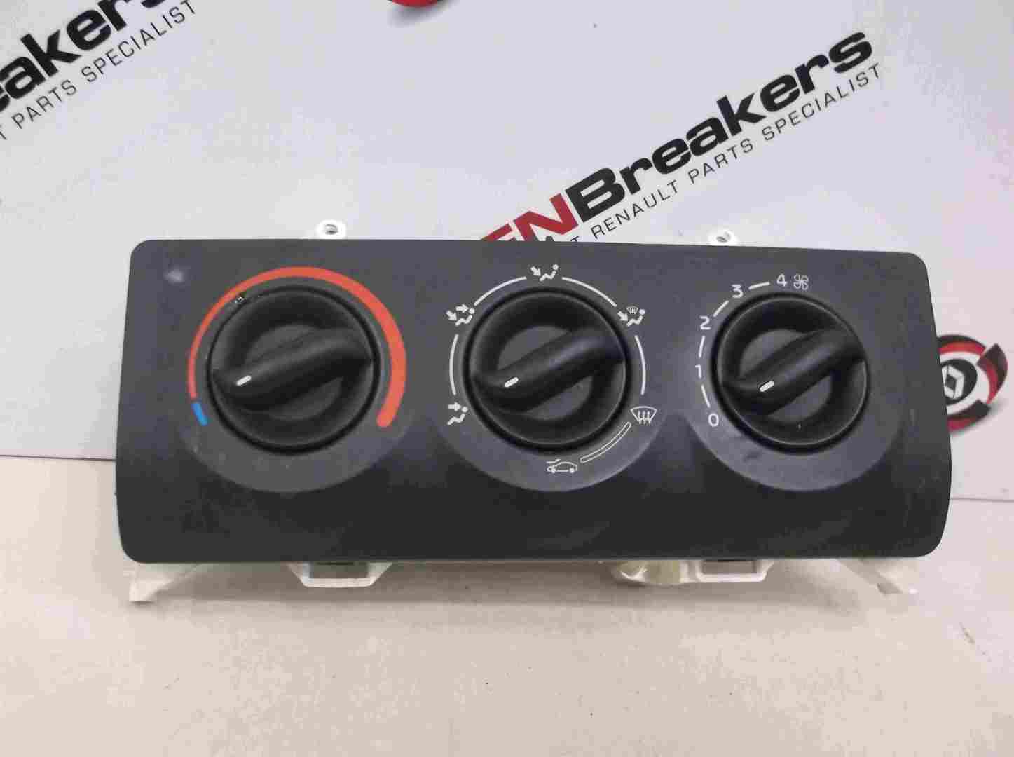 Renault Clio MK2 2001-2006 Heater Controls Button Switch NO AIRCON 82000200