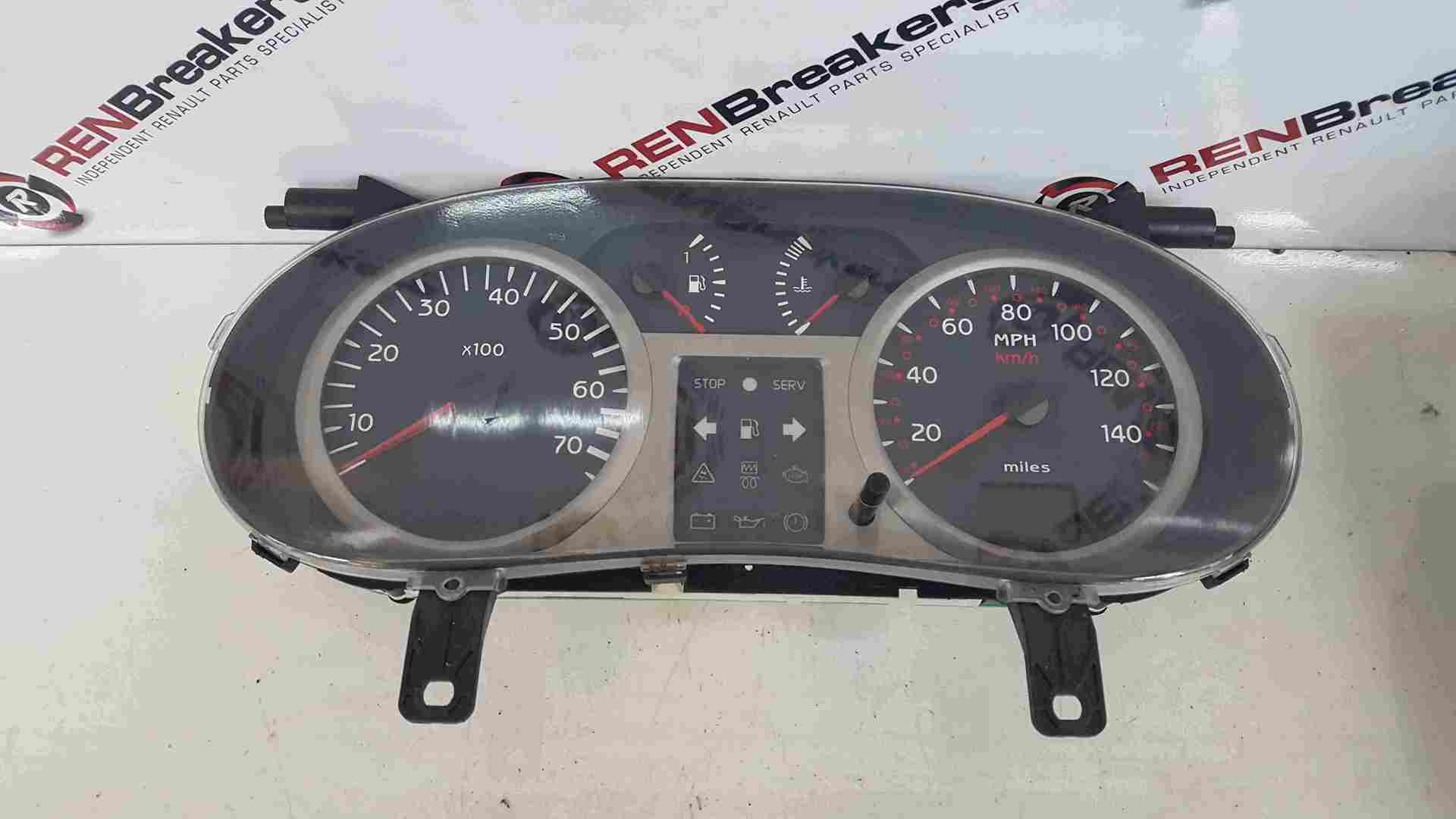 Thumb 4 Renault Clio MK2 2001-2006 Instrument Panel Clock Dials 126K 8200059778