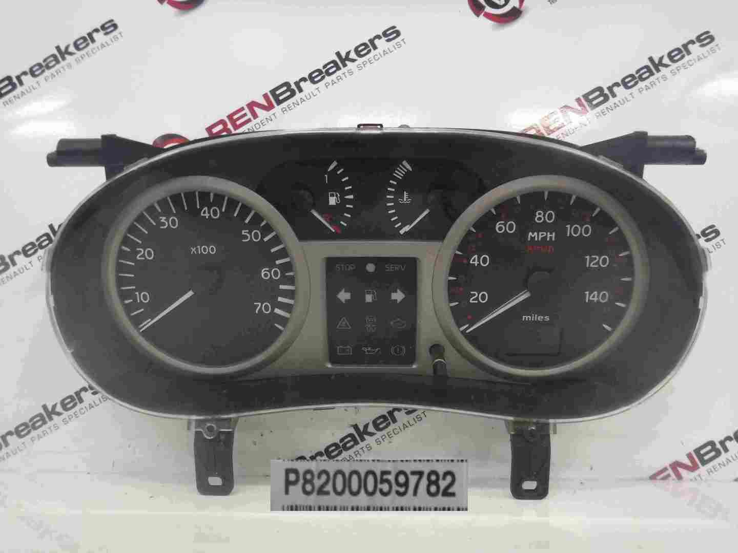 Renault Clio MK2 2001-2006 Instrument Panel Dials Gauges Clocks 8200059782
