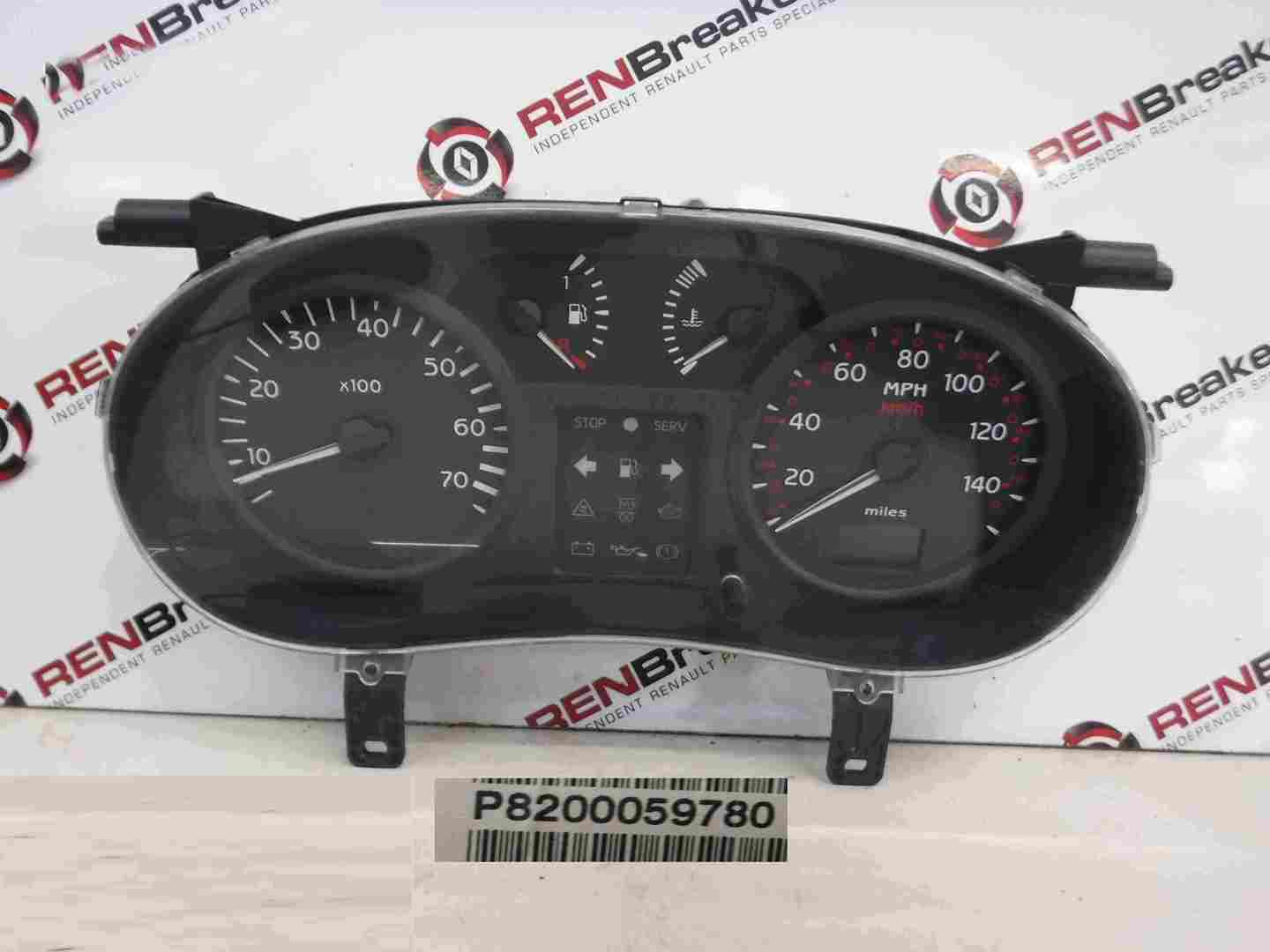 Renault Clio MK2 2001-2006 Instrument Panel Dials Gauges Speedo Clocks 137K