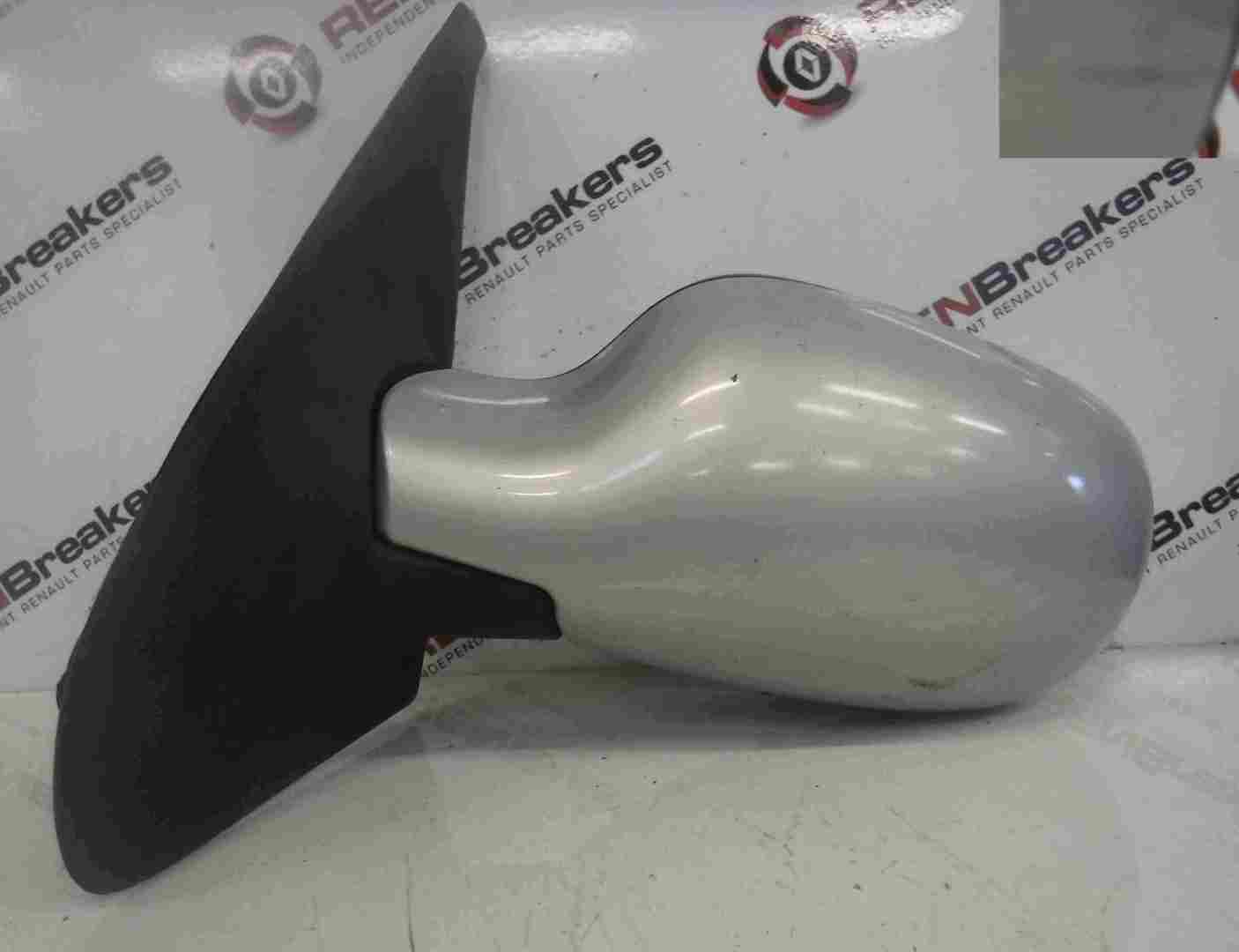Renault Clio MK2 2001-2006 Passenger NS Wing Mirror Silver 632