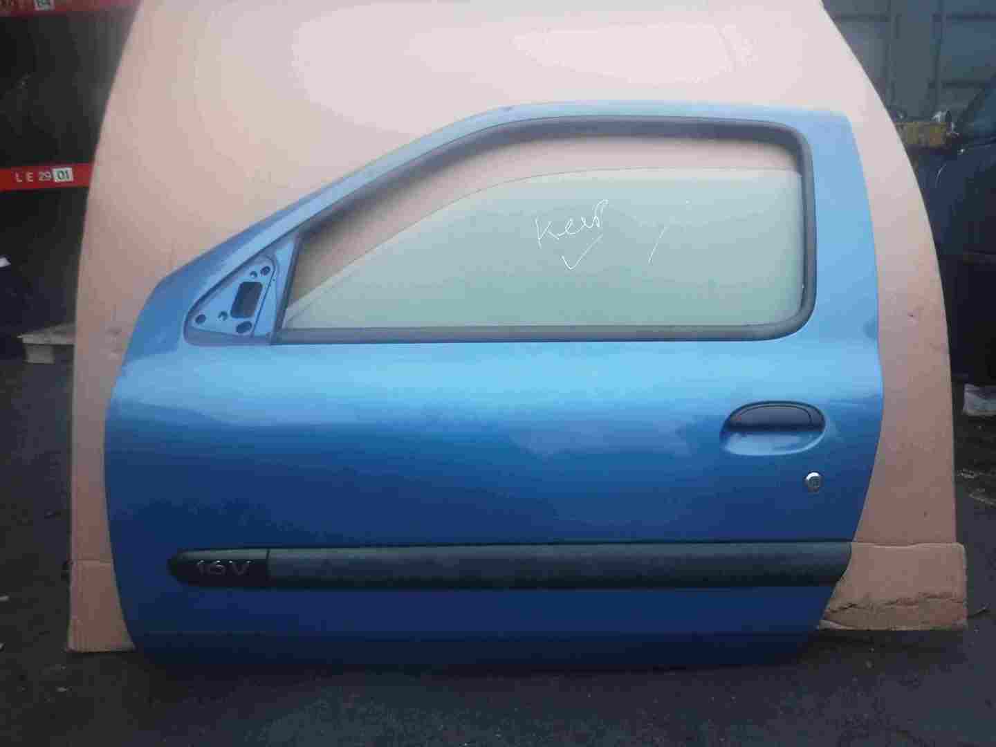 Renault Clio MK2 2001-2006 Passenger NSF Front Door Blue TED48 3dr 2