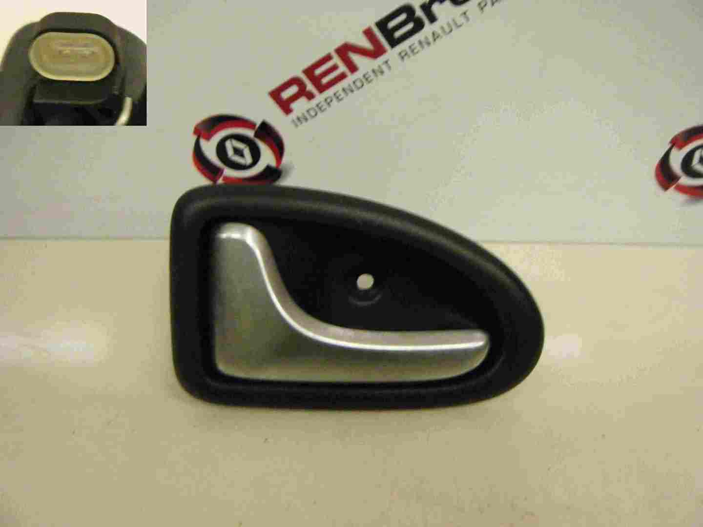 Renault Clio MK2 2001-2006 Passenger NSR Rear Door Handle Silver 7700423887