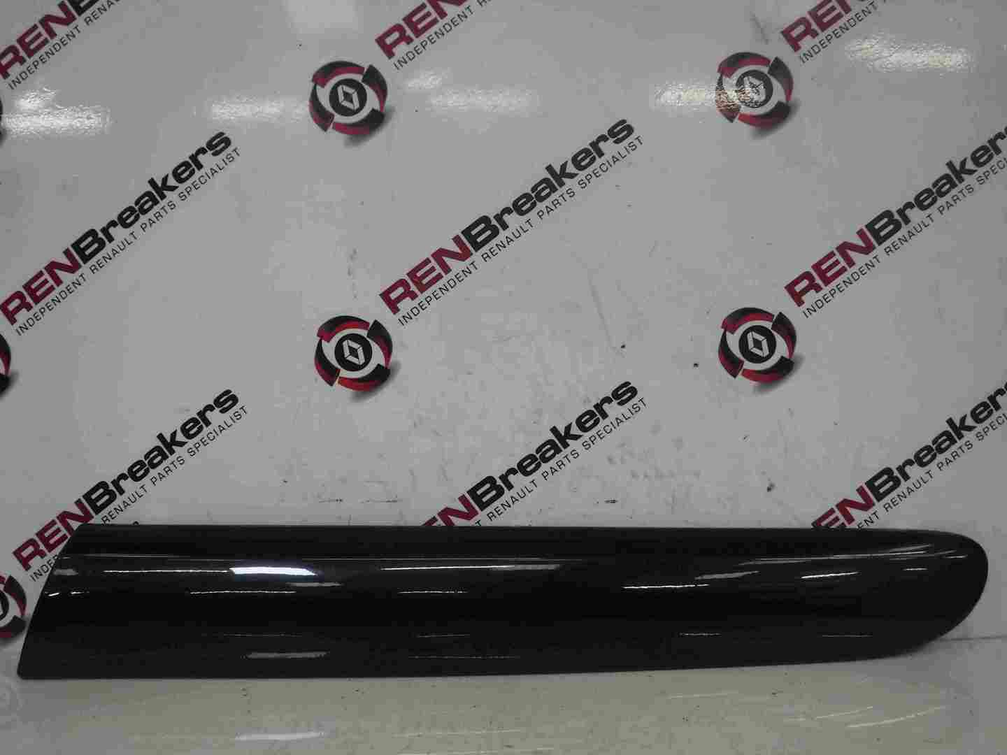 Renault Clio MK2 2001-2006 Passenger NSR Rear Door Moulding Trim Black 676 3dr