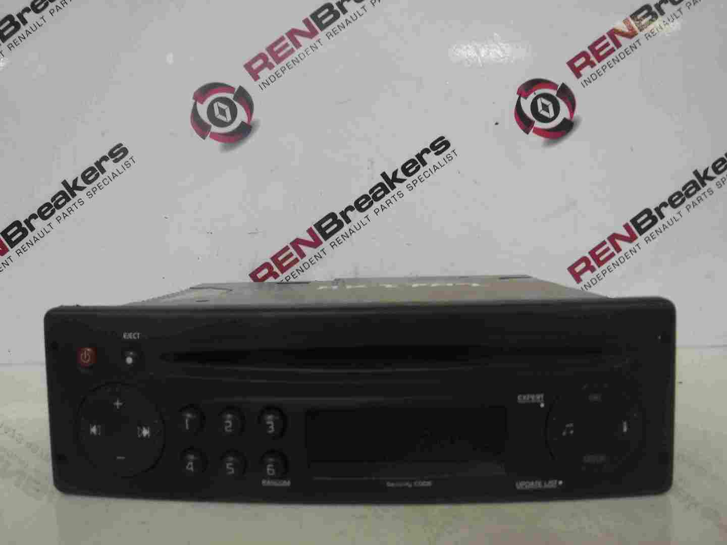 Renault Clio MK2 2001-2006 + Kangoo Radio Cd Player Update List + Code