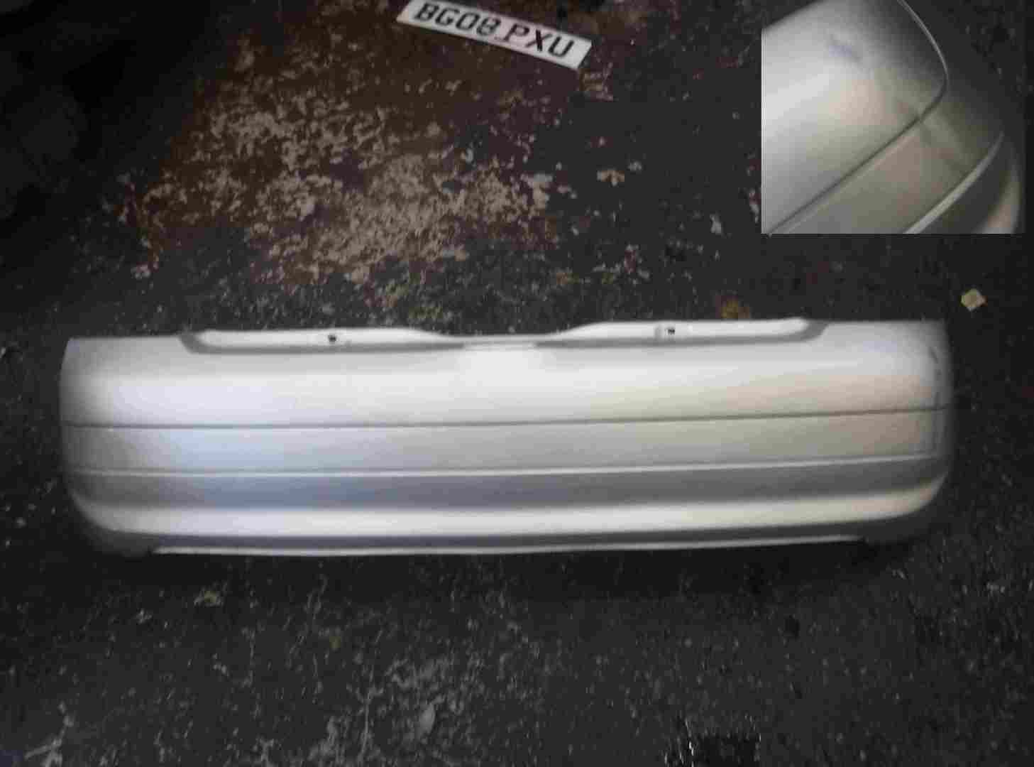 Renault Clio MK2 2001-2006 Rear Bumper Silver TED69