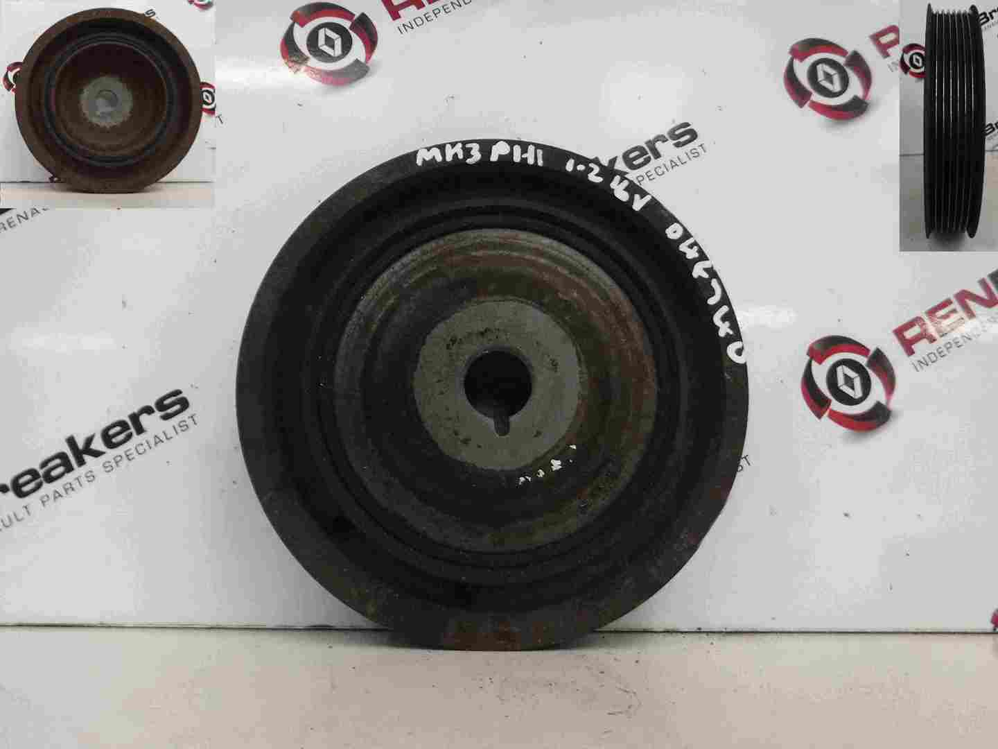 Renault Clio MK3 2005-2009 1.2 16v Crank Shaft Pulley D4F 740