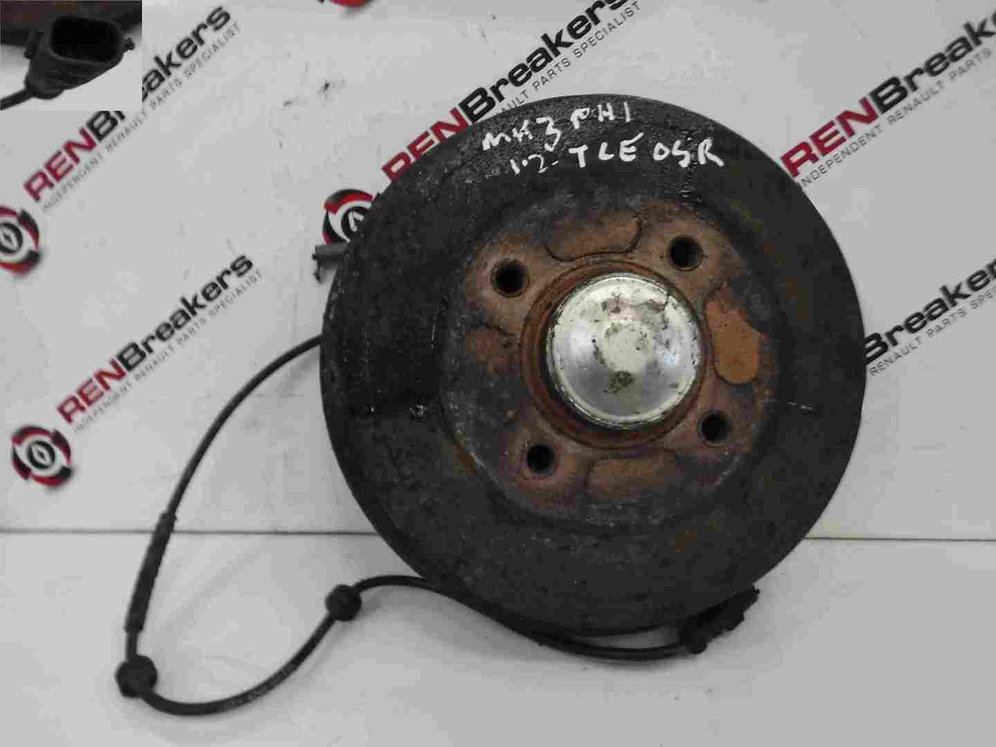 Renault Clio MK3 2005-2009 1.2 TCE Turbo Drivers OSR Rear Drum Axle ABS gt