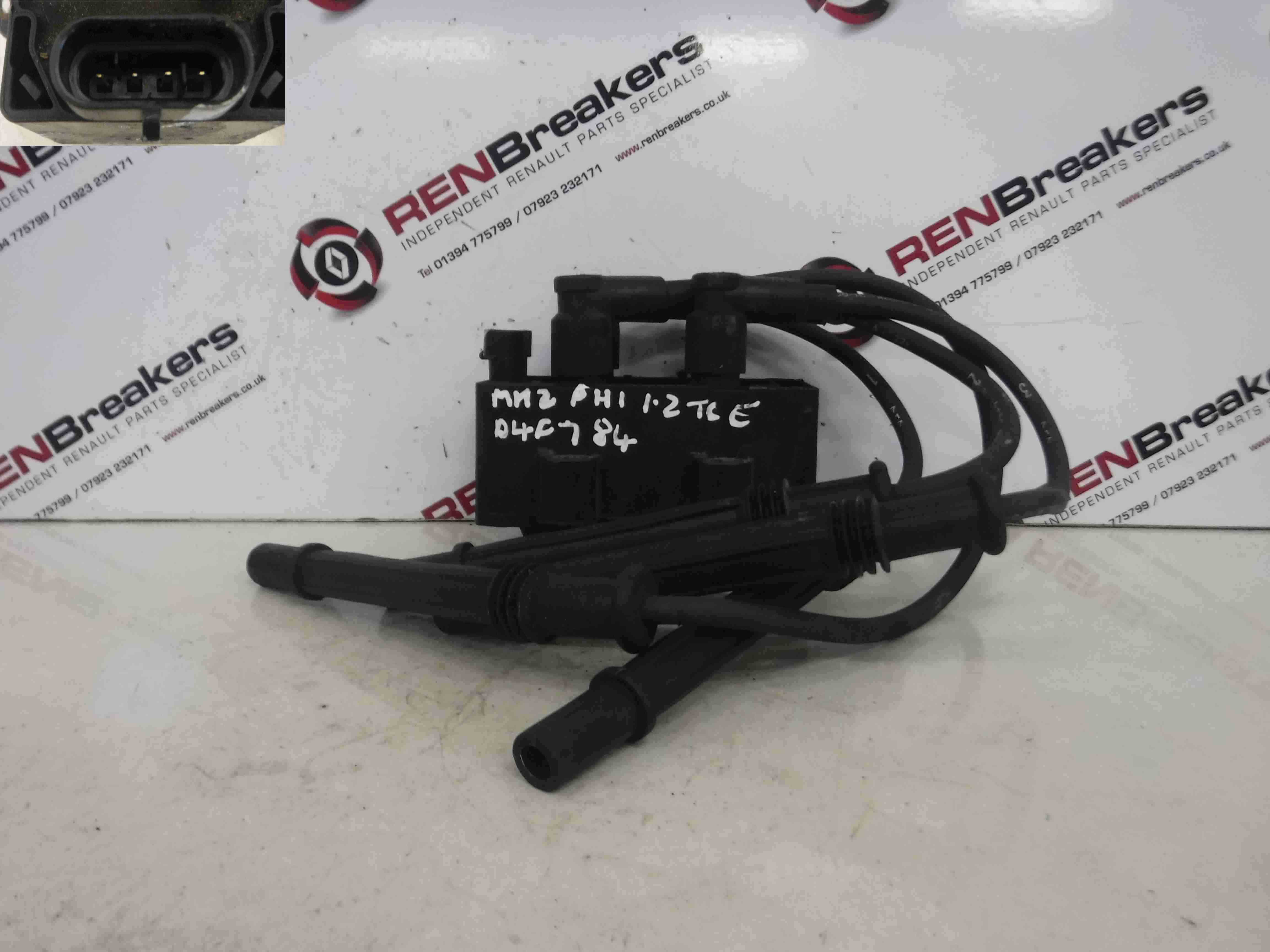 Renault Clio MK3 2005-2009 1.2 TCE Turbo Ignition Coil Pack + Leads 7700274008
