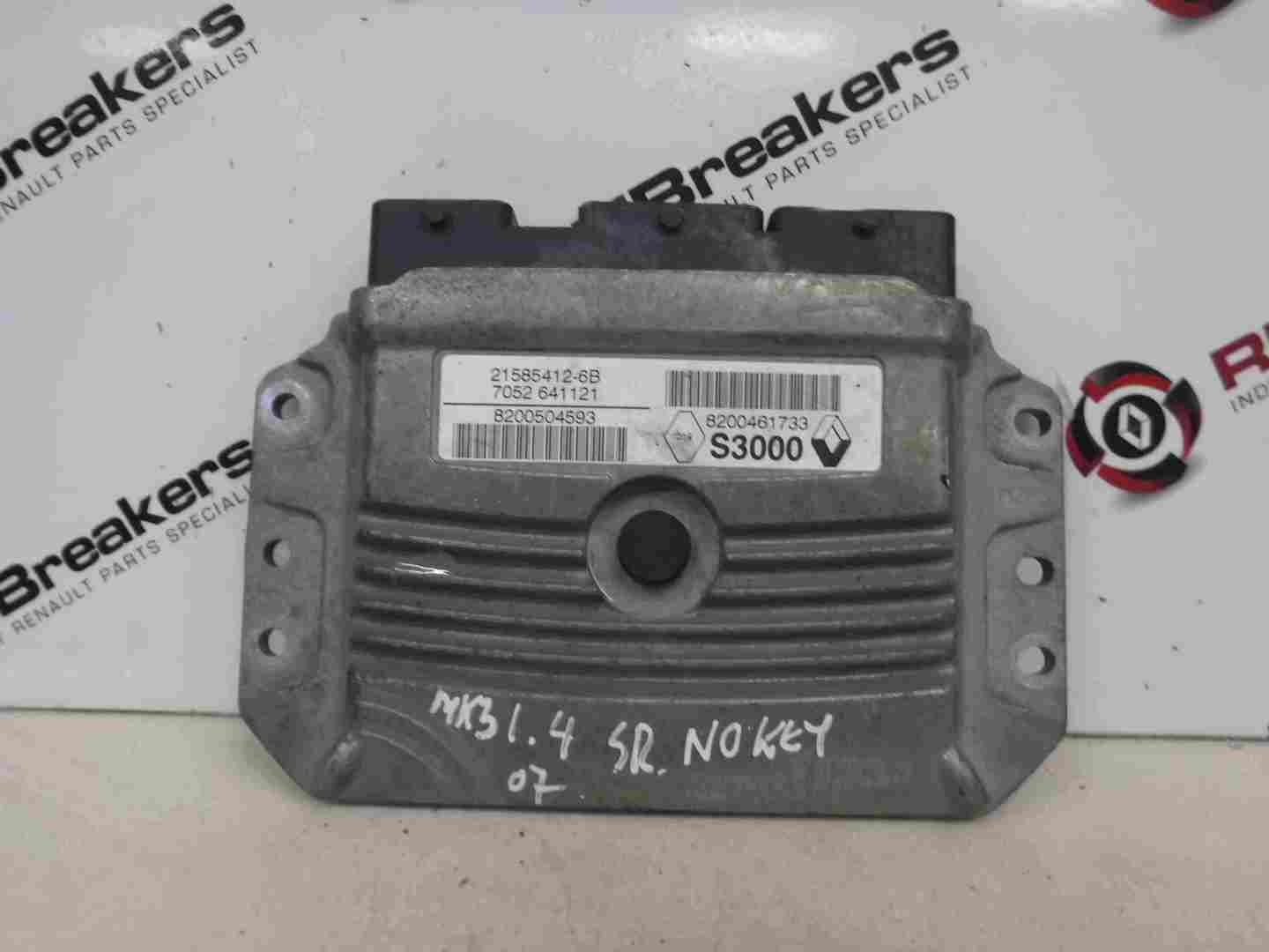 Renault Clio MK3 2005-2009 1.4 ECU Electronic Control Unit Auto  8200461733
