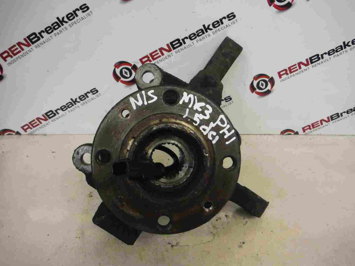 Renault Clio MK3 2005-2012 1.5 dCi Passenger NSF Front Wheel Hub + Sensor K9K766