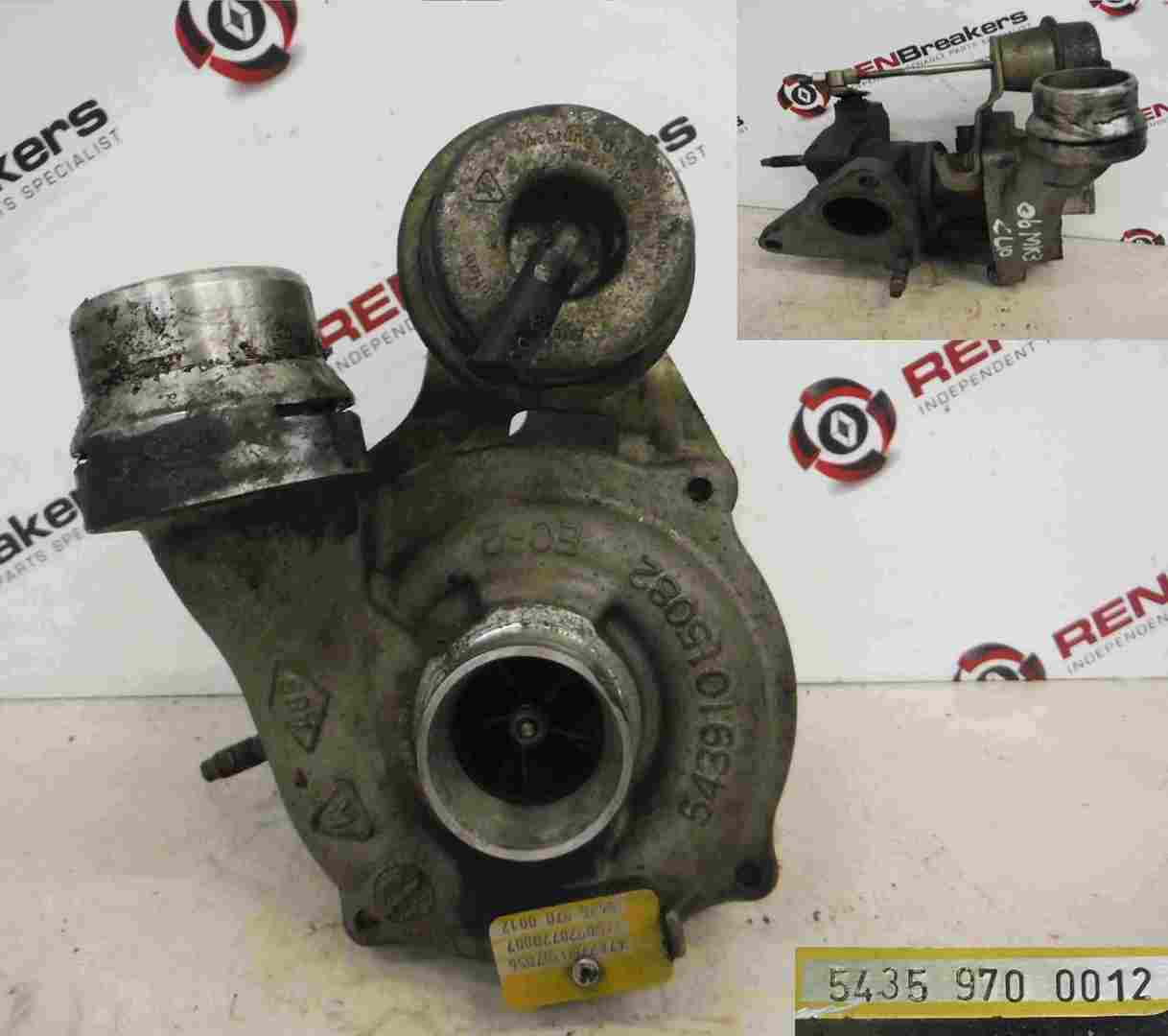 Renault Clio MK3 2005-2009 1.5 dCi Turbo Charger Unit K9K 766 54359700012