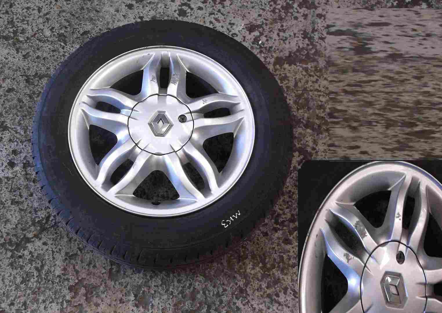 Renault Clio MK3 2005-2009 Alloy Wheel Mahonia + Tyre 185 65 15 6mm 3/5