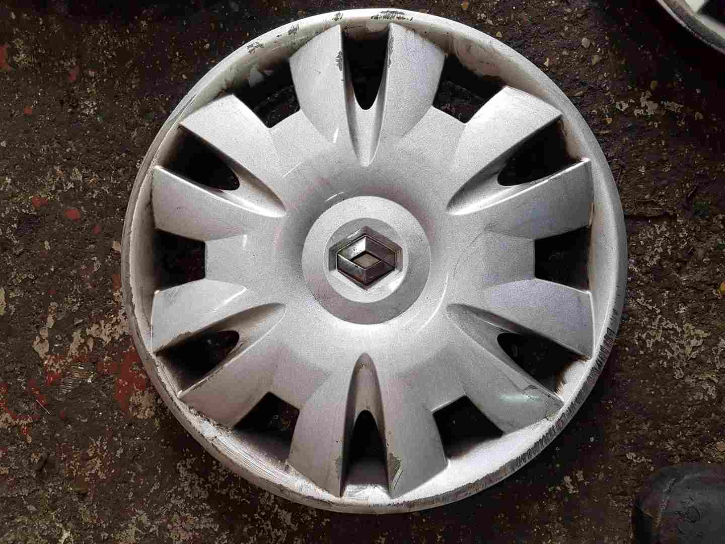 Thumb 4 Renault Clio MK3 2005-2009 Aria Steel Wheel Trim Cover 8200756827 15Inch 3/5