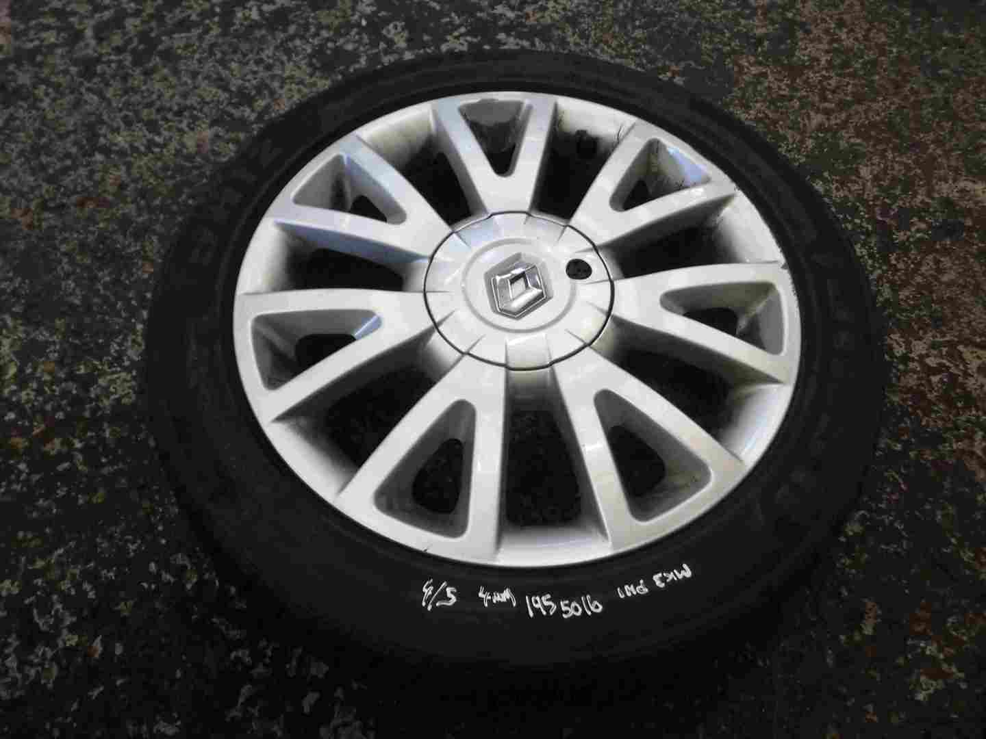 Renault Clio MK3 2005-2009 Canasta Alloy Wheel + Tyre 195 50 16 7mm 8201075834