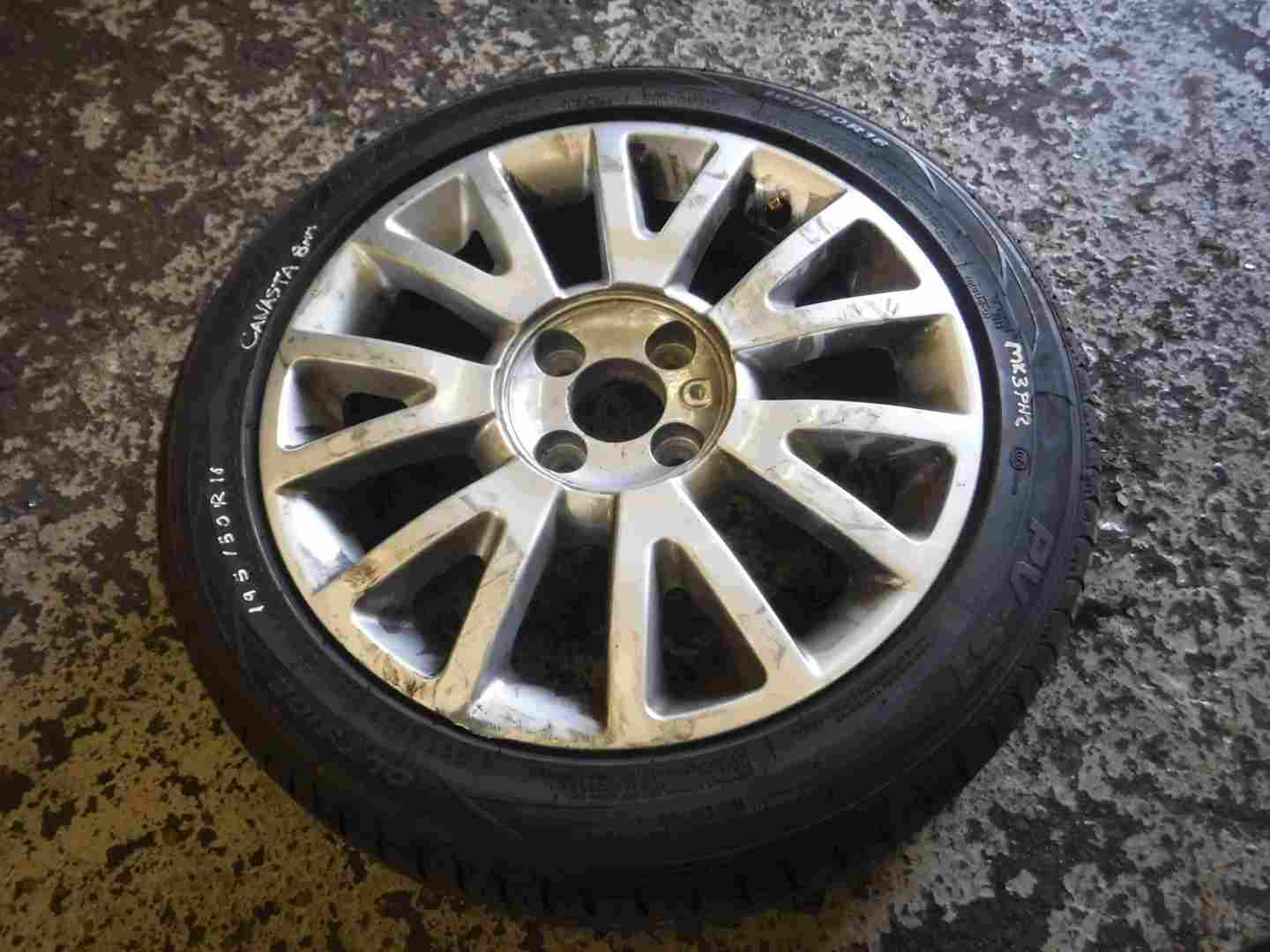 Renault Clio MK3 2005-2009 Canasta Alloy Wheel  Tyre 195 50 16 6mm 4/5