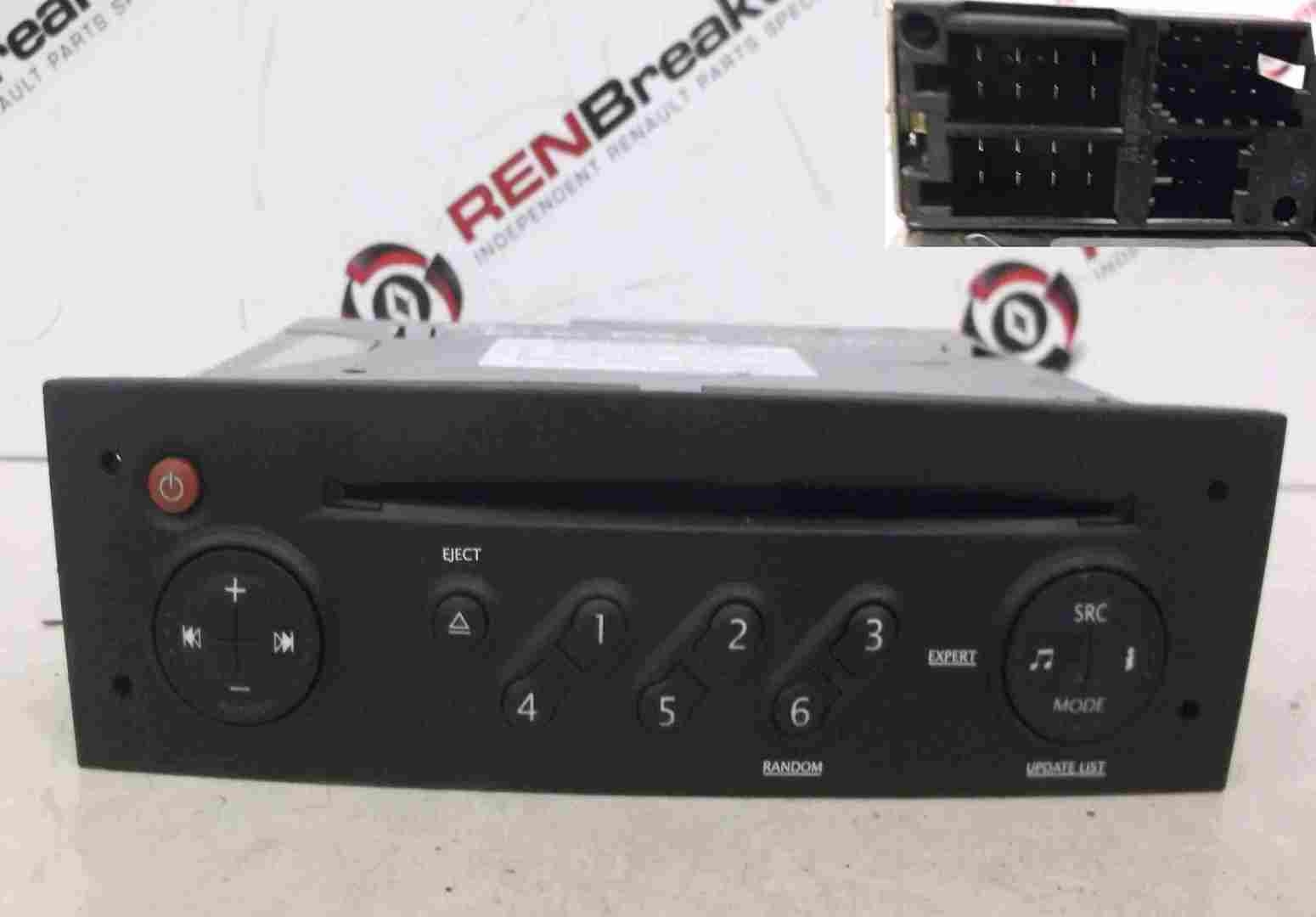 Renault Clio MK3 2005-2009 Cd Player Radio Update List + Code 8200607915