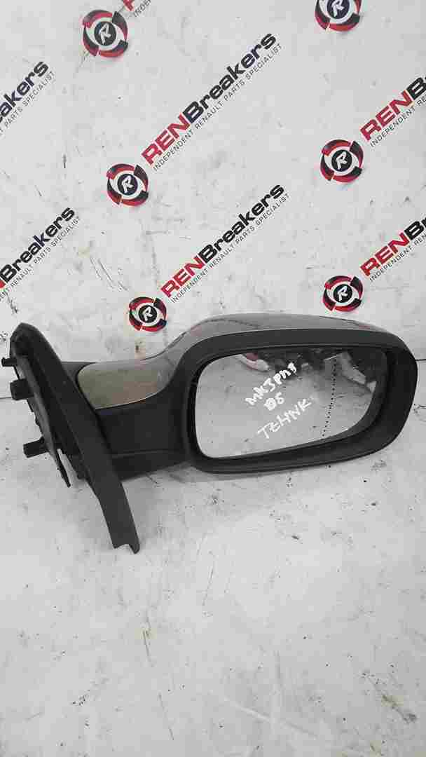 Thumb 3 Renault Clio MK3 2005-2009 Driver Os Wing Mirror Gold Beige Tehnk Electric
