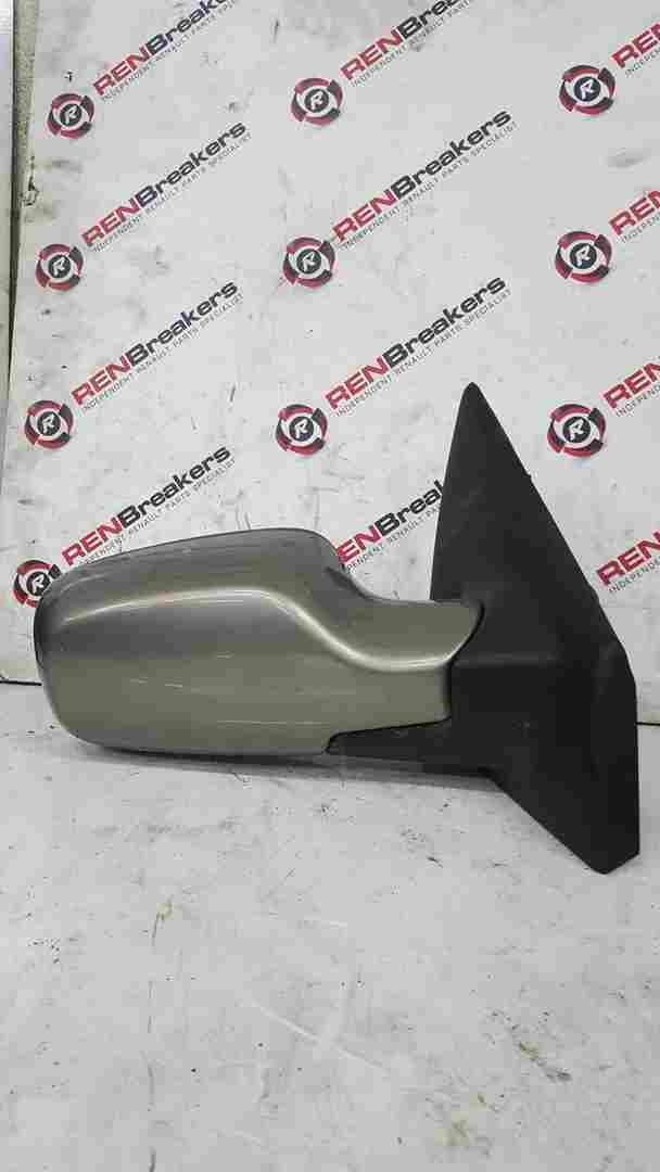 Renault Clio MK3 2005-2009 Driver Os Wing Mirror Gold Beige Tehnk Electric