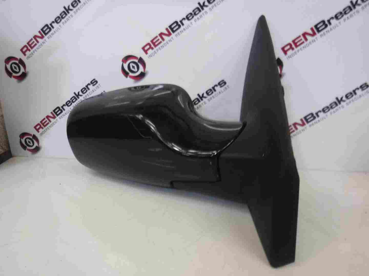 Renault Clio MK3 2005-2009 Drivers OS Wing Mirror Black 676
