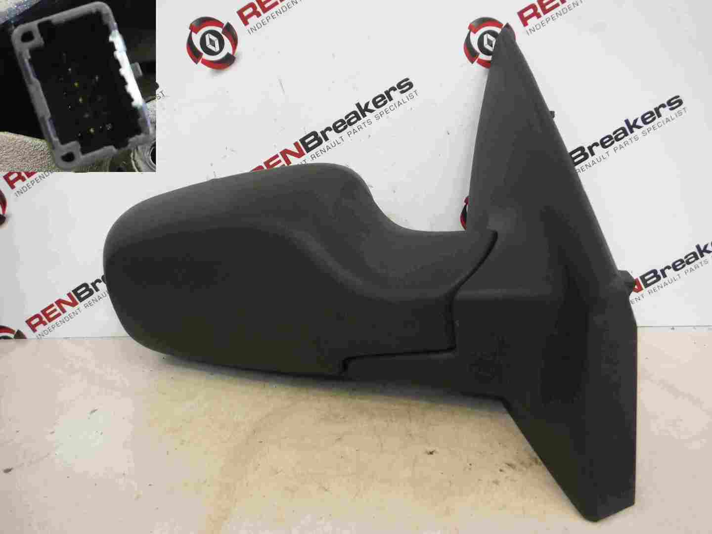 Renault Clio MK3 2005-2009 Drivers OS Wing Mirror Electric Plain