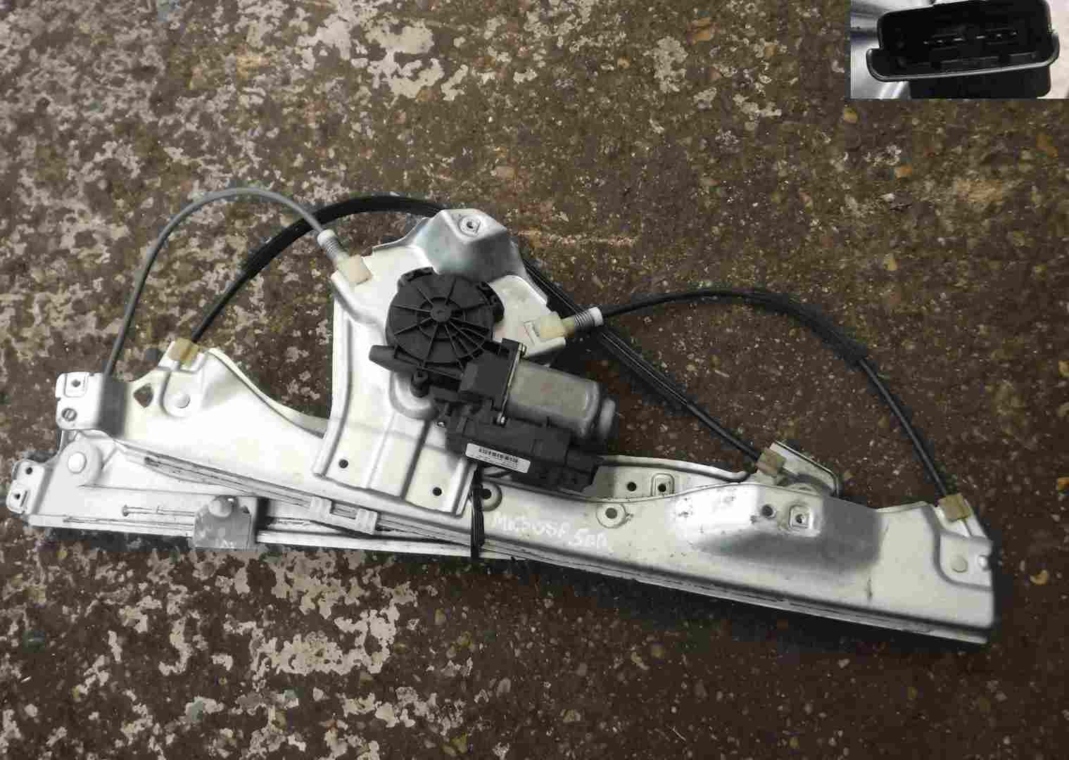 Renault Clio MK3 2005-2012 Drivers OSF Front Window Motor + Regulator 5DR 6Pin 