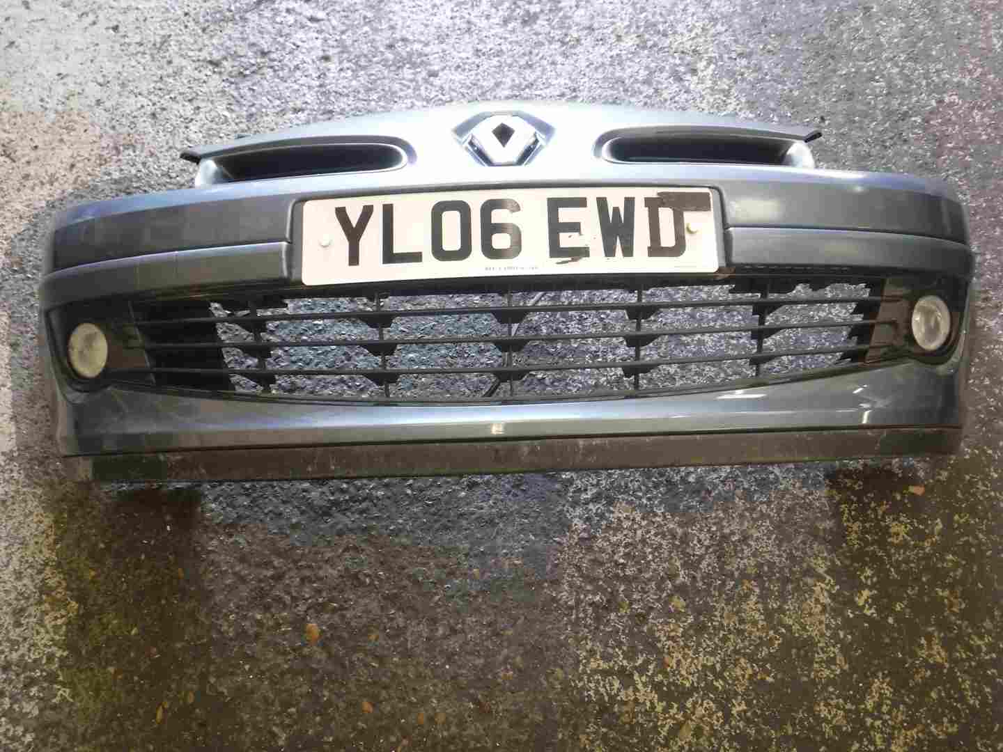 Renault Clio MK3 2005-2009 Front Bumper Blue Grey Purple TEJ47 195