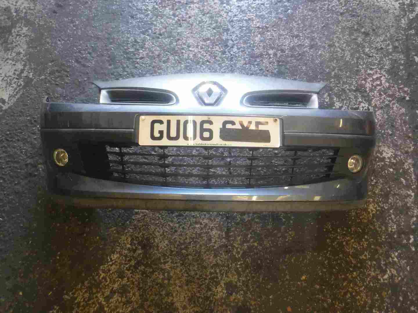 Renault Clio MK3 2005-2009 Front Bumper Grey Purple TEJ47 185