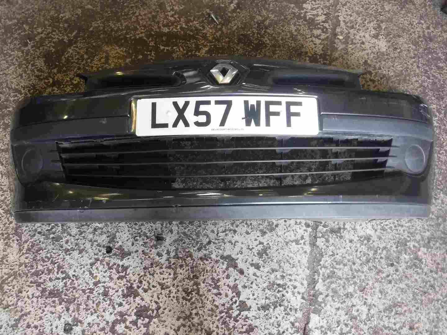 Renault Clio MK3 2005-2009 Front Bumper Grey TEB66 185