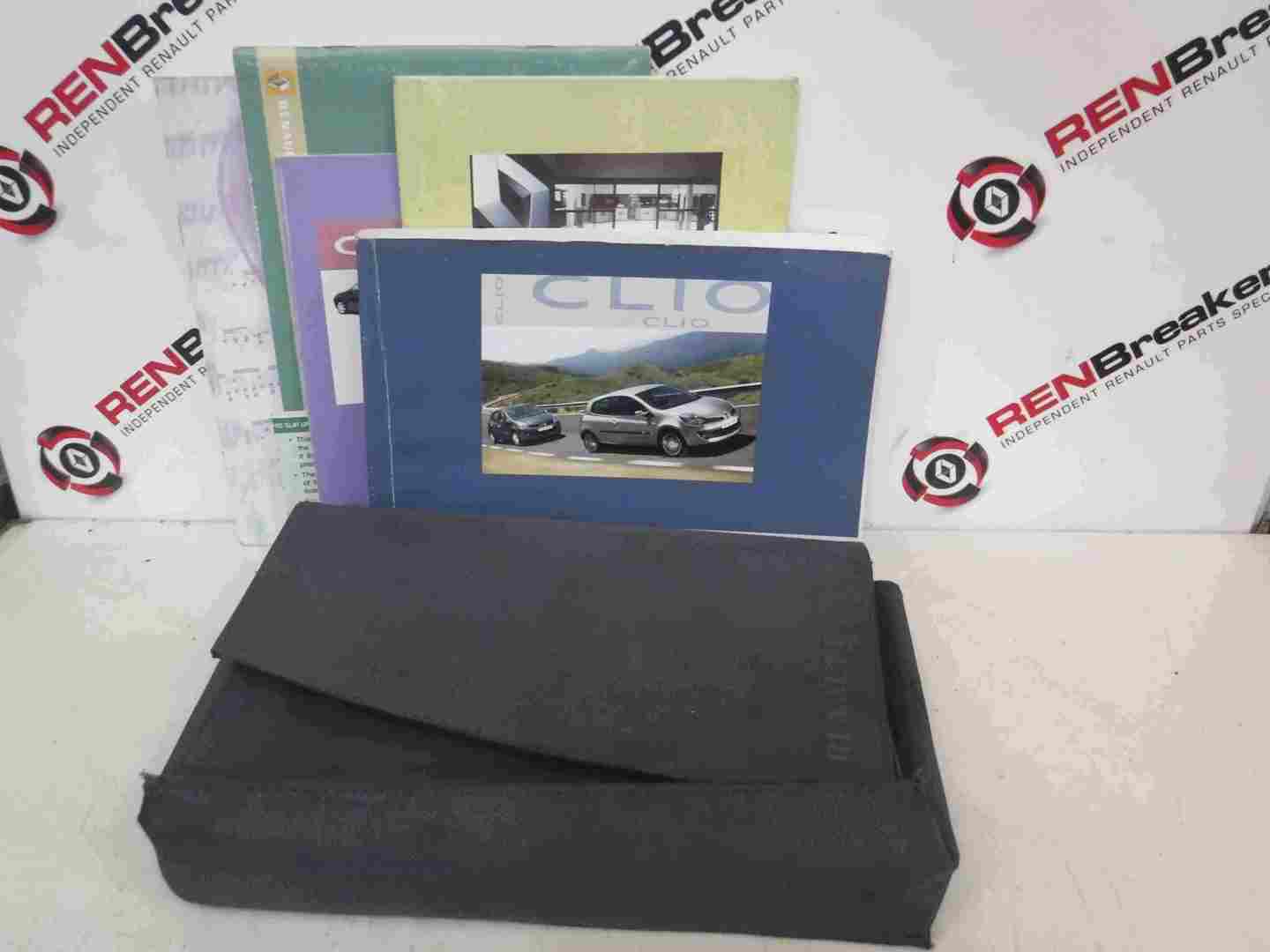 Renault Clio MK3 2005-2009 Handbook Documents Guides + Wallet