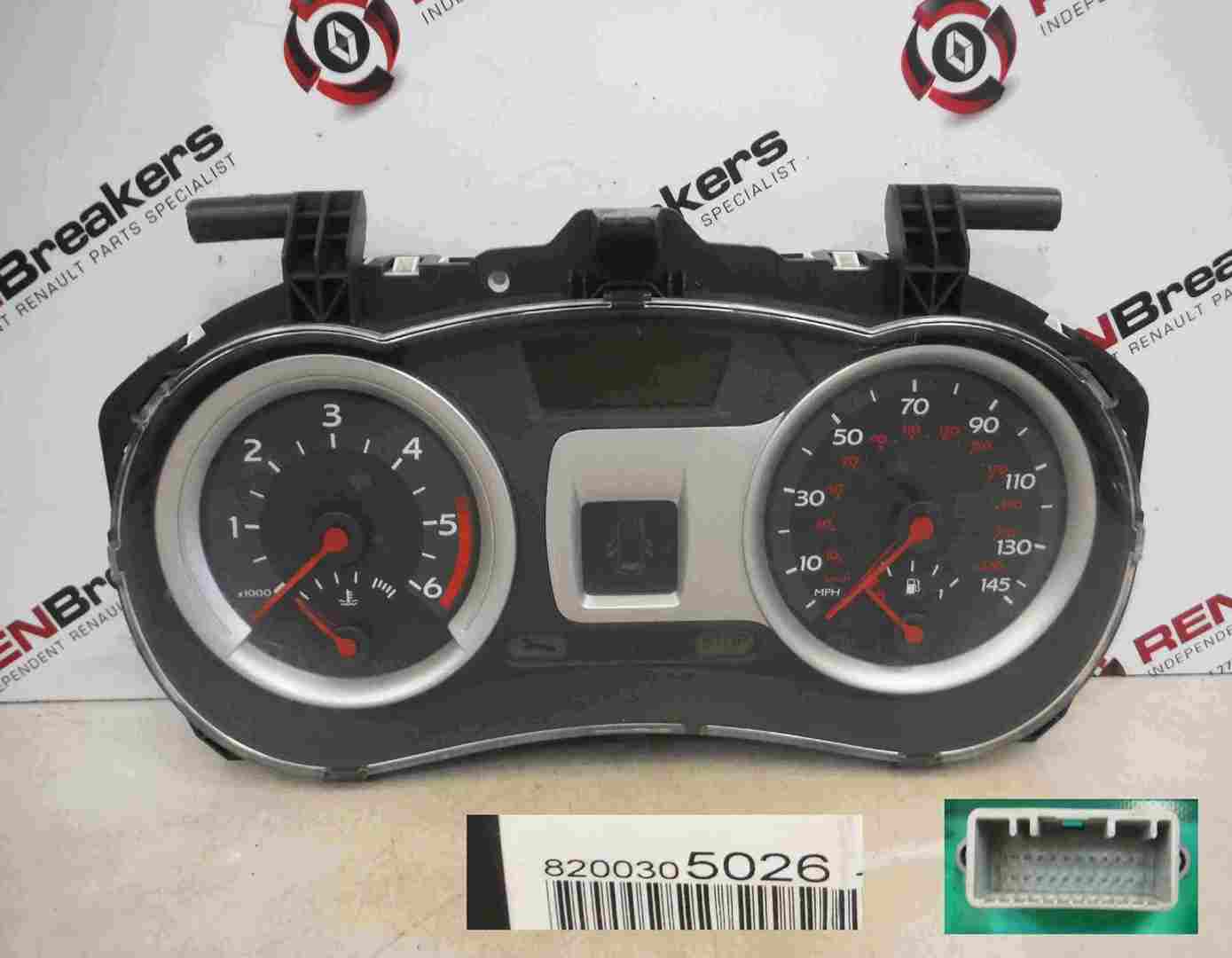 Renault Clio MK3 2005-2009 Instrument Panel Dials Gauges Speedo 8200305026