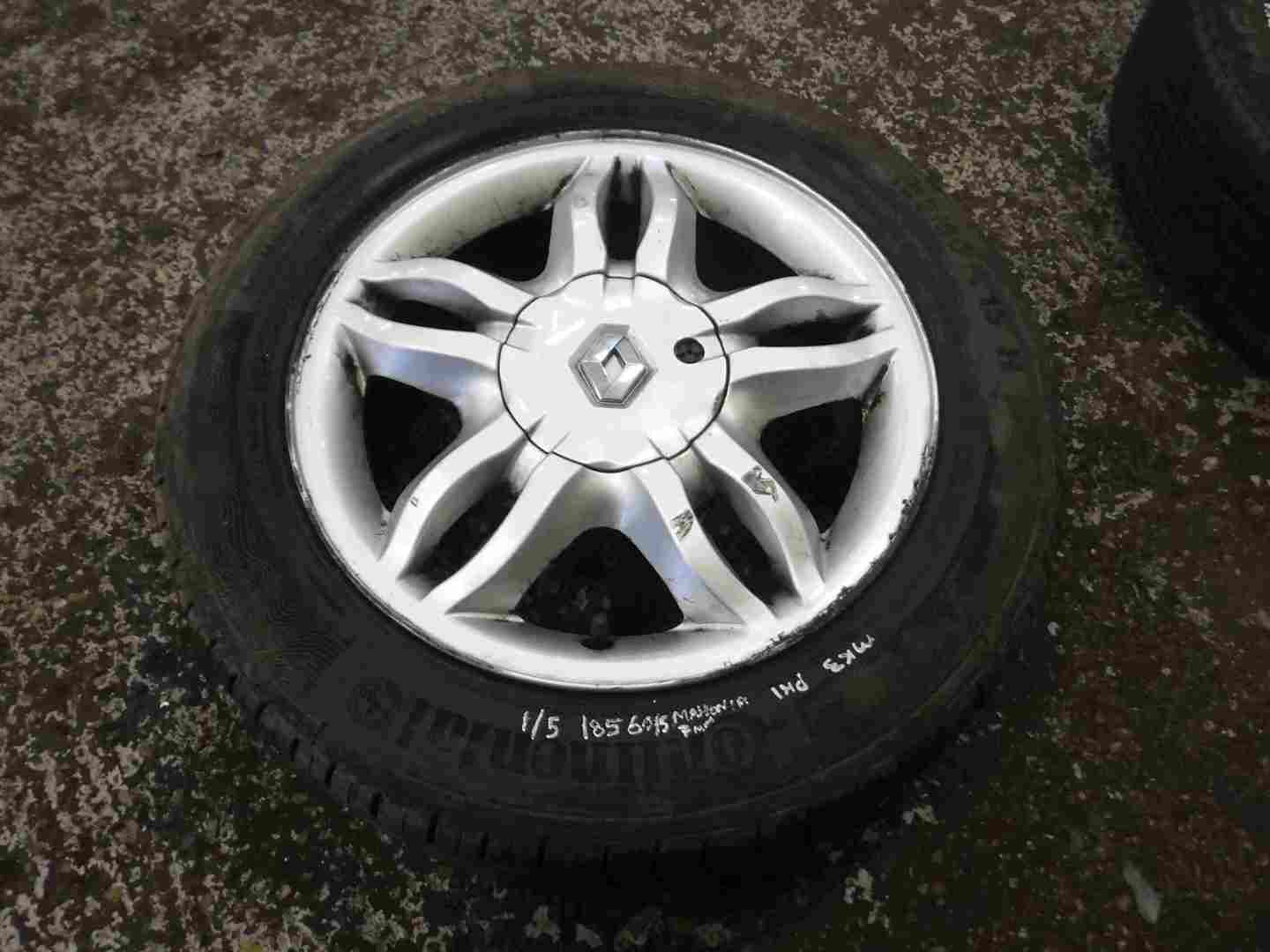 Renault Clio MK3 2005-2009 Mahonia Alloy Wheel + Tyre 185 60 15 7mm 8200317802