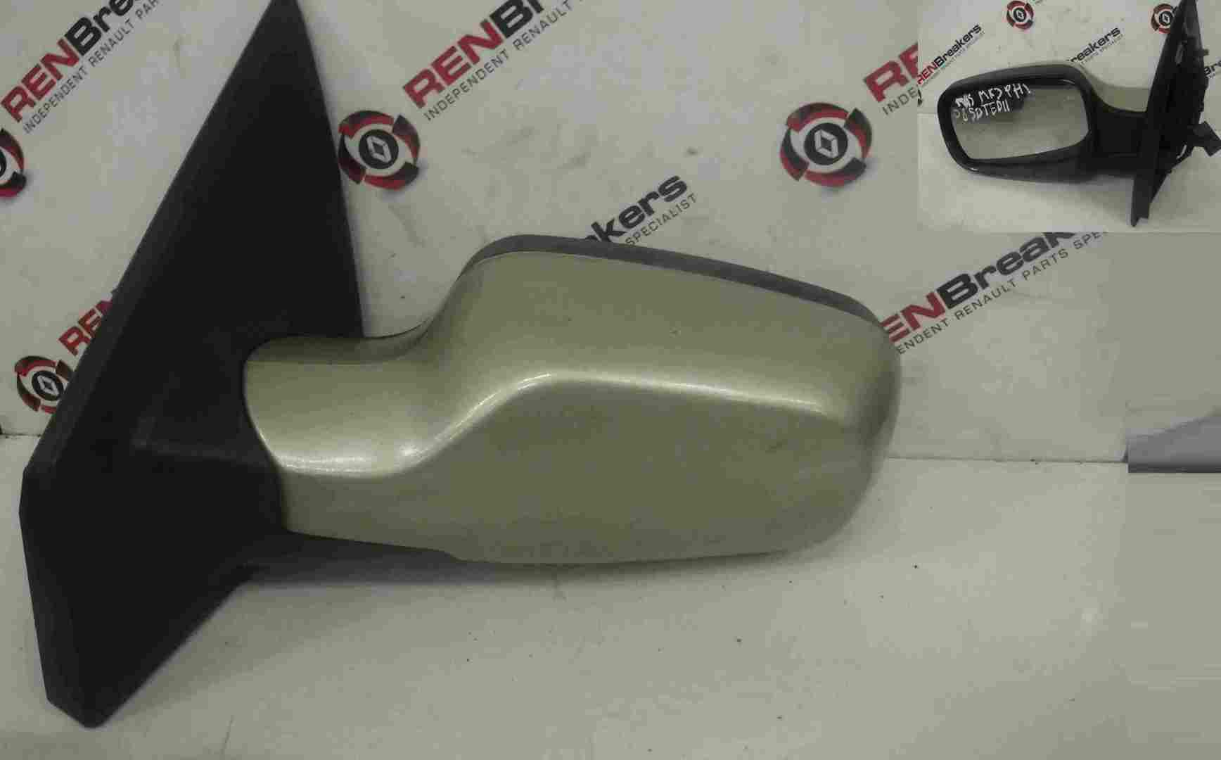 Renault Clio MK3 2005-2009 Passenger NS Wing Mirror Gold Beige TED11