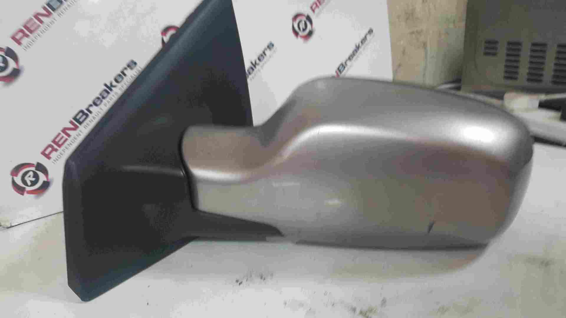 Thumb 2 Renault Clio MK3 2005-2009 Passenger NS Wing Mirror Grey Silver TEF60