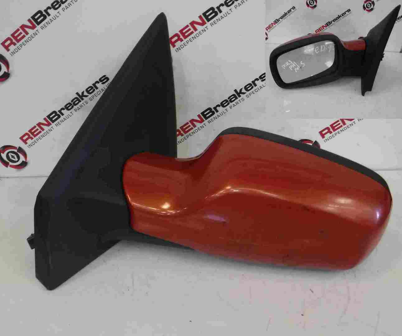 Renault Clio MK3 2005-2009 Passenger NS Wing Mirror Red TED75