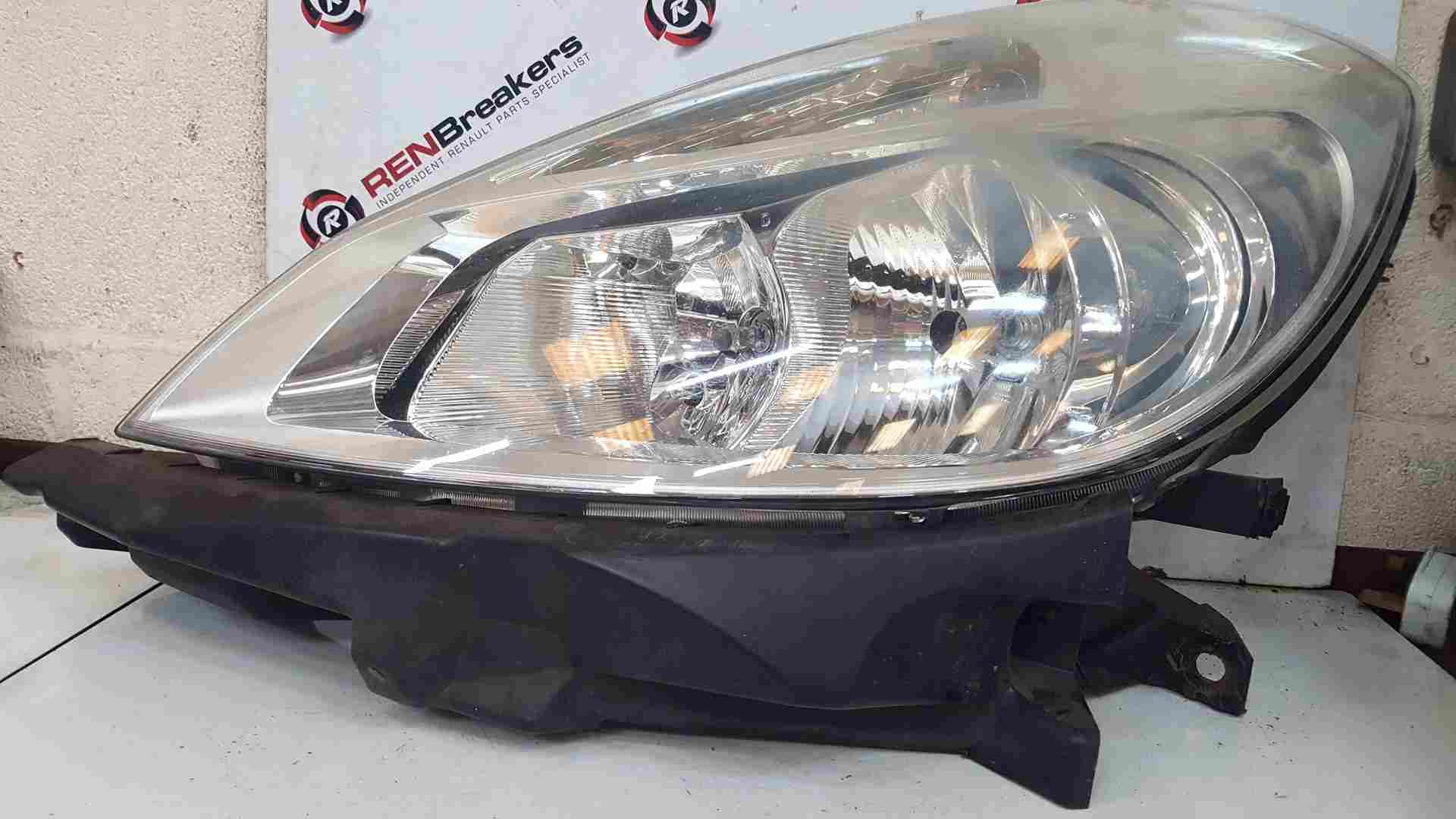 Renault Clio MK3 2005-2009 Passenger NSF Front Head Lamp Headlight Chrome Cloudy