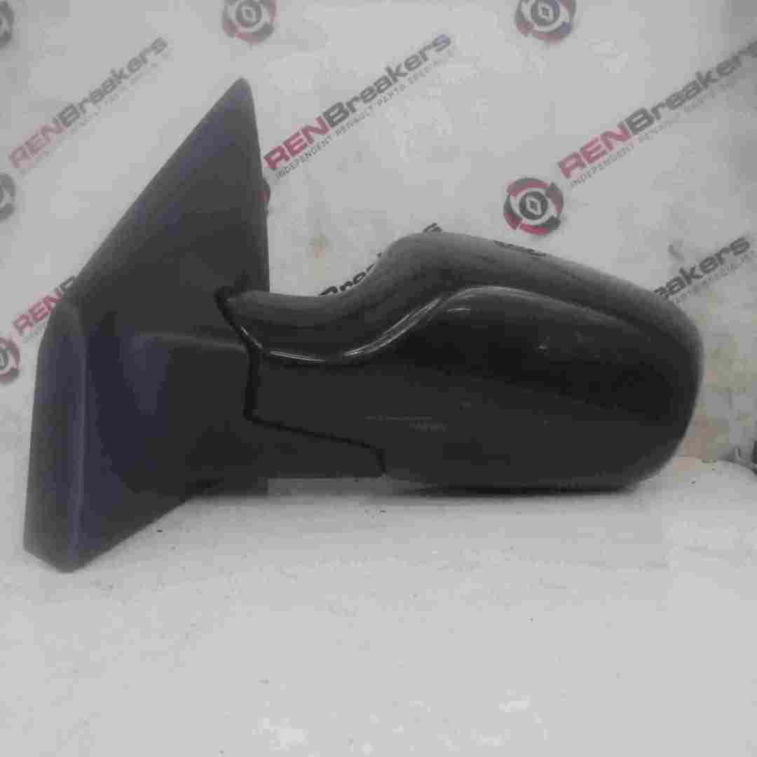 Renault Clio MK3 2005-2009 Passenger NSF Wing Mirror Black 676