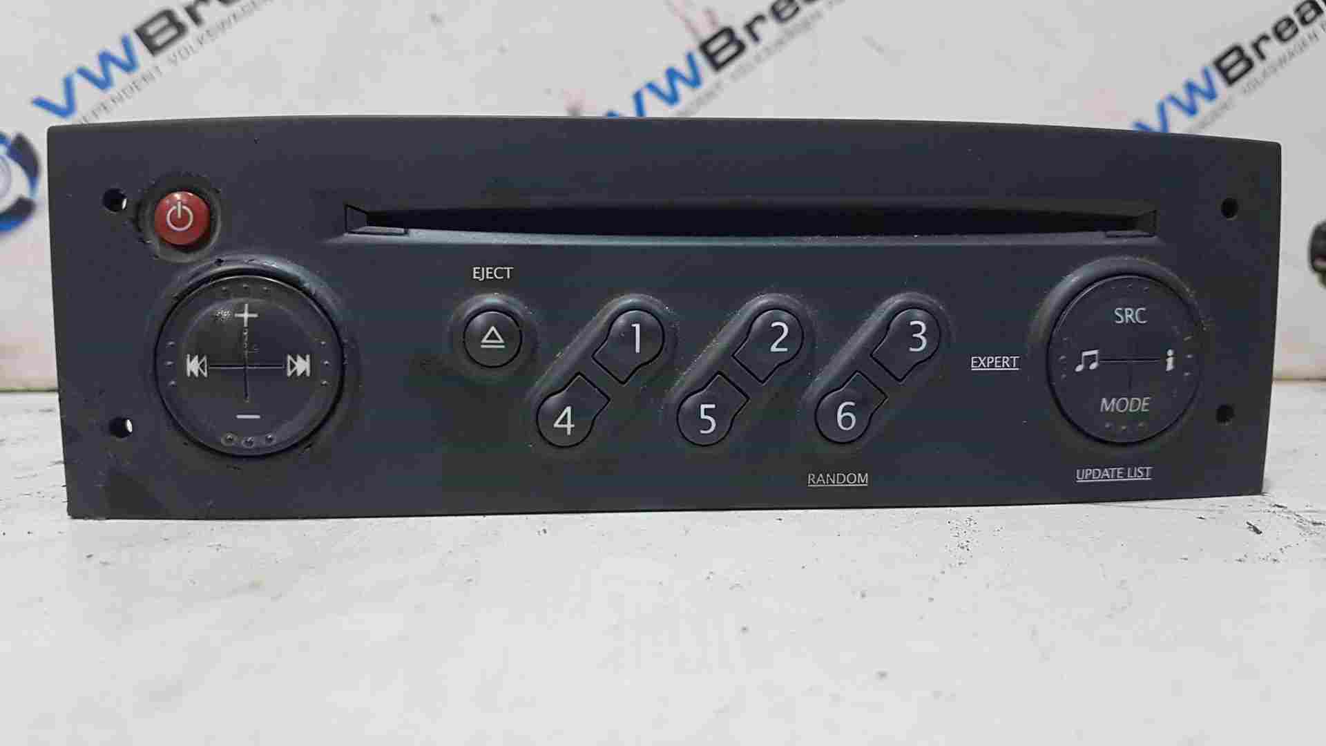 Renault Clio MK3 2005-2009 Radio Cd Player Update List + Code 8200607915